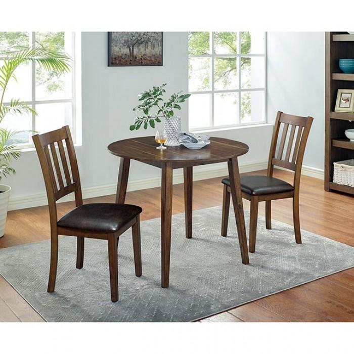 

    
Transitional Walnut/Dark Brown Solid Wood Dining Room Set 3PCS Furniture of America Blackwood CM3771RT-3PK
