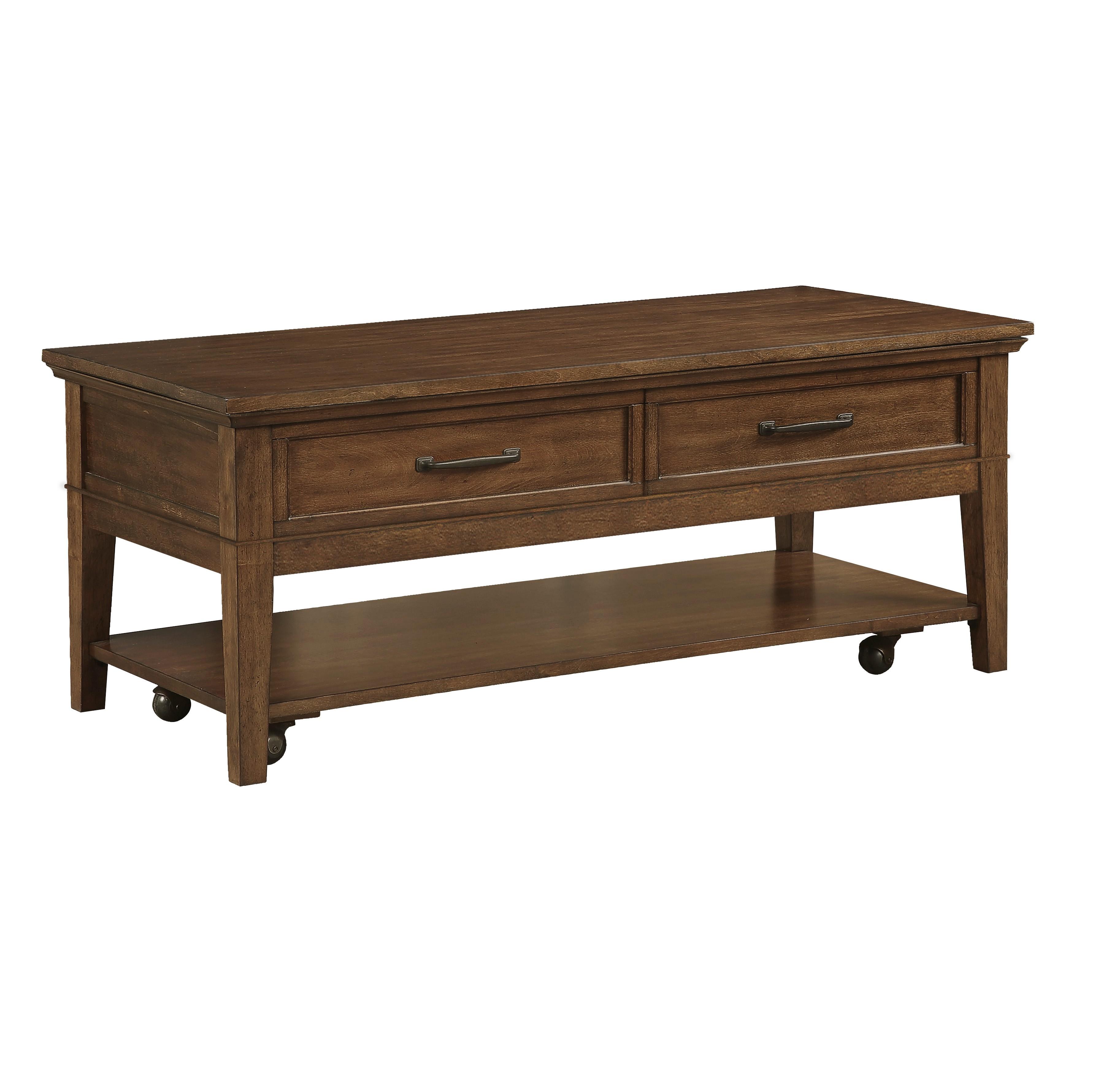 

    
Transitional Walnut Finish Wood Cocktail Table Homelegance 3620-30 Whitley
