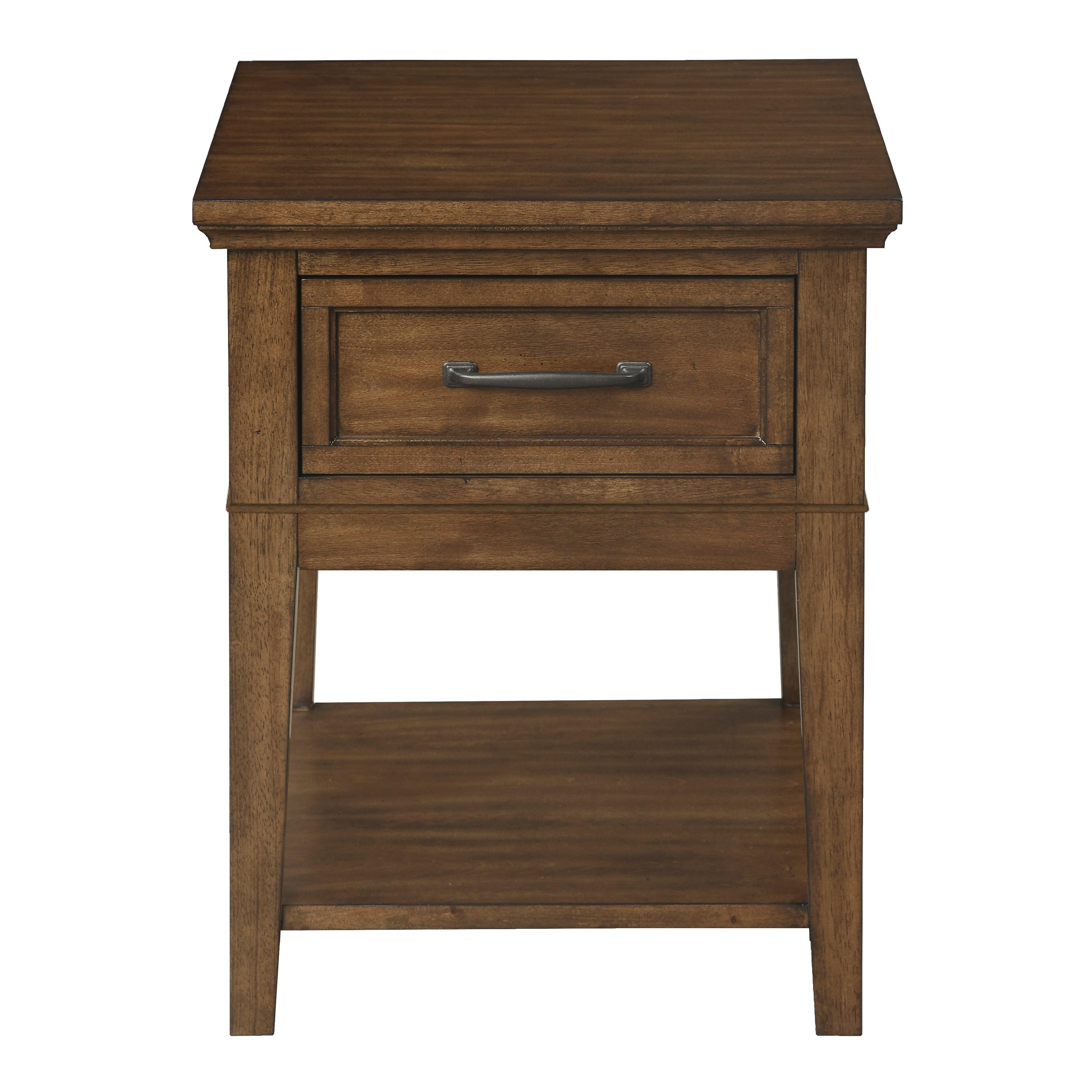 

    
Transitional Walnut Finish Wood End Table Homelegance 3620-04 Whitley
