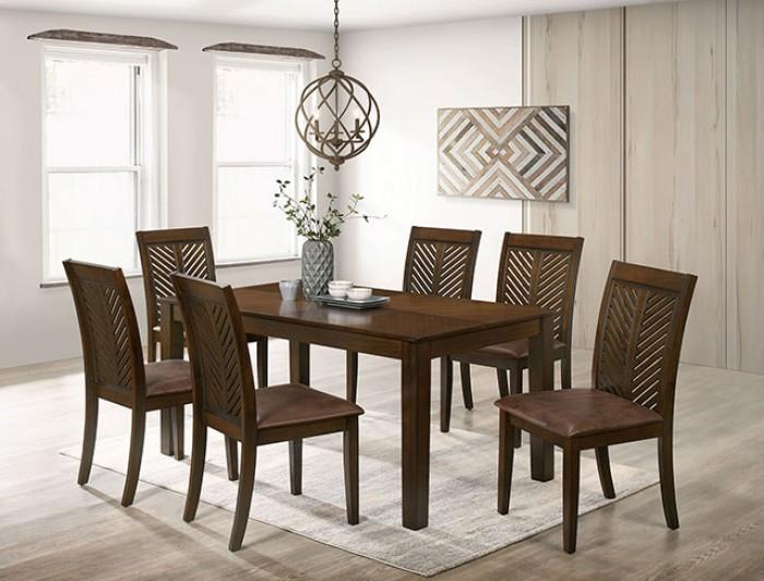 

                    
Furniture of America CM3490T Garnett Dining Table Walnut  Purchase 
