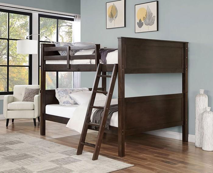 

    
Transitional Walnut Solid Wood Full Bunk Bed Furniture of America Stamos CM-BK658WN-FF
