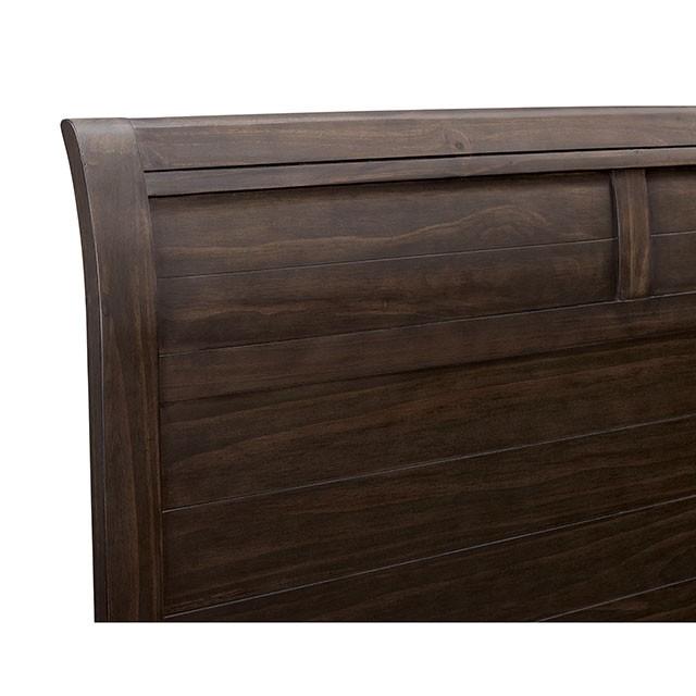 

    
Transitional Walnut Solid Wood King Panel Bed Furniture of America Alaina FOA7916-EK
