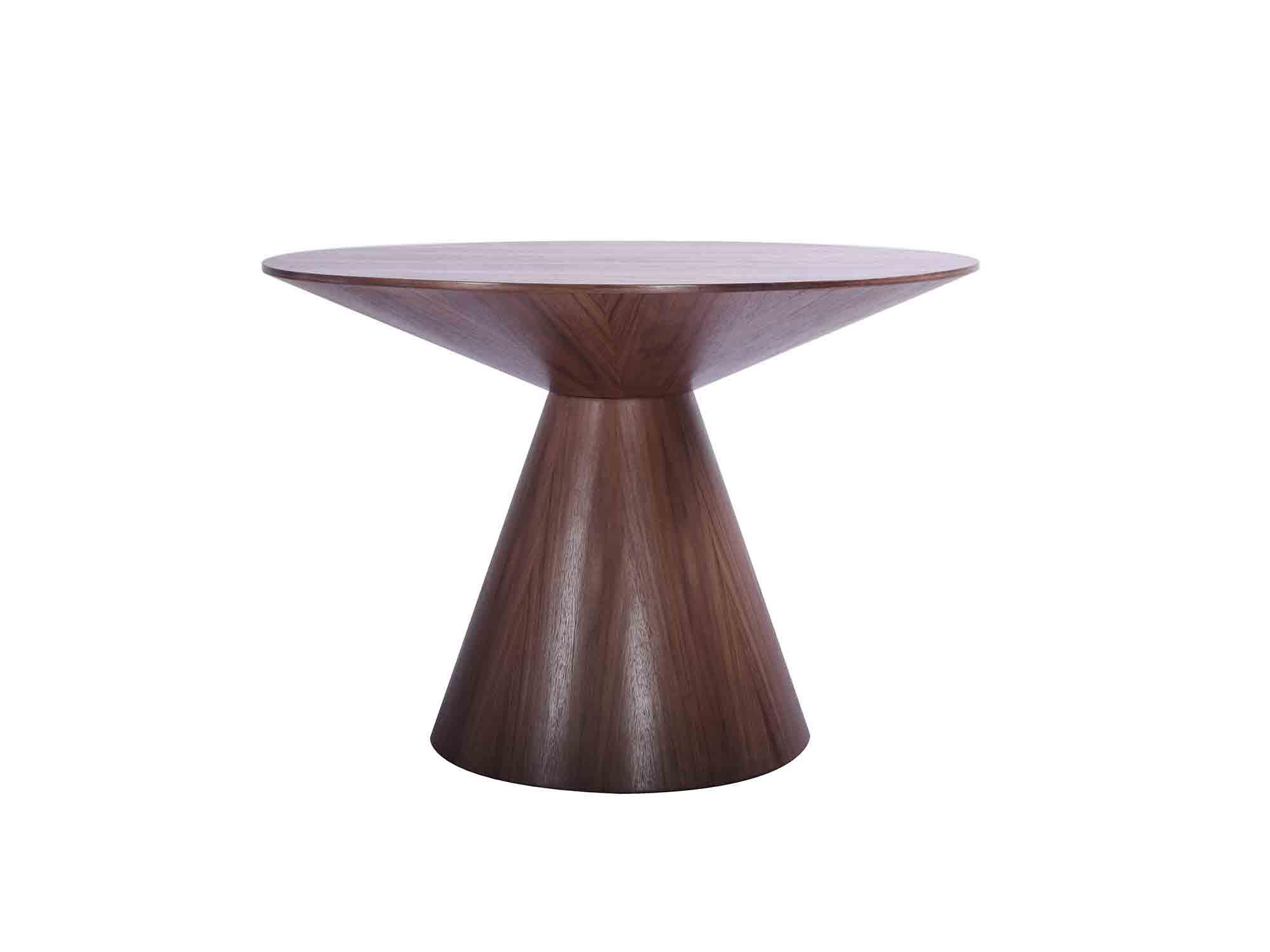 Transitional Dining Table DT1428-WLT Kira DT1428-WLT in Walnut 