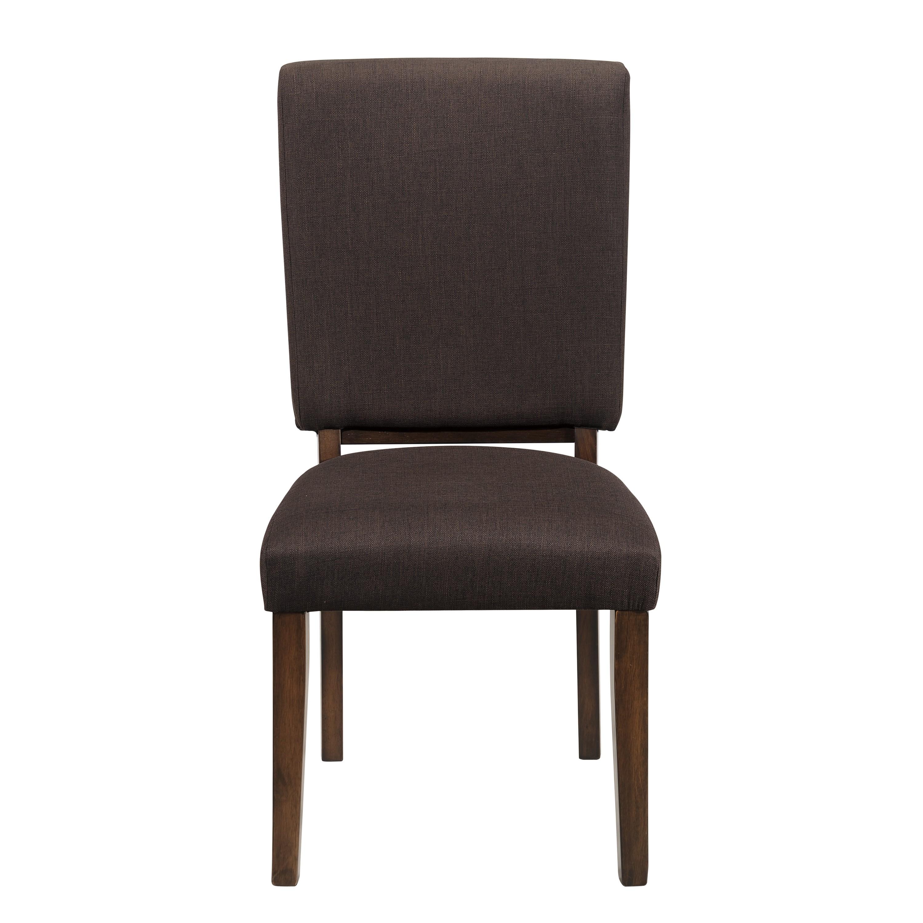 

    
Transitional Walnut Wood Side Chair Set 2pcs Homelegance 5415RFS Sedley
