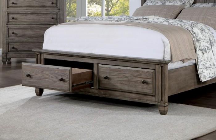 

                    
Furniture of America Durango California King Storage Bed CM7461GY-CK Storage Bed Warm Gray  Purchase 
