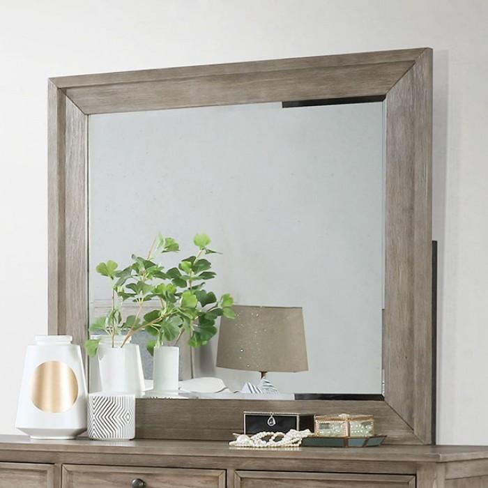 

    
Transitional Warm Gray Solid Wood Dresser With Mirror 2PCS Furniture of America Anneke FOA7173D-2PCS
