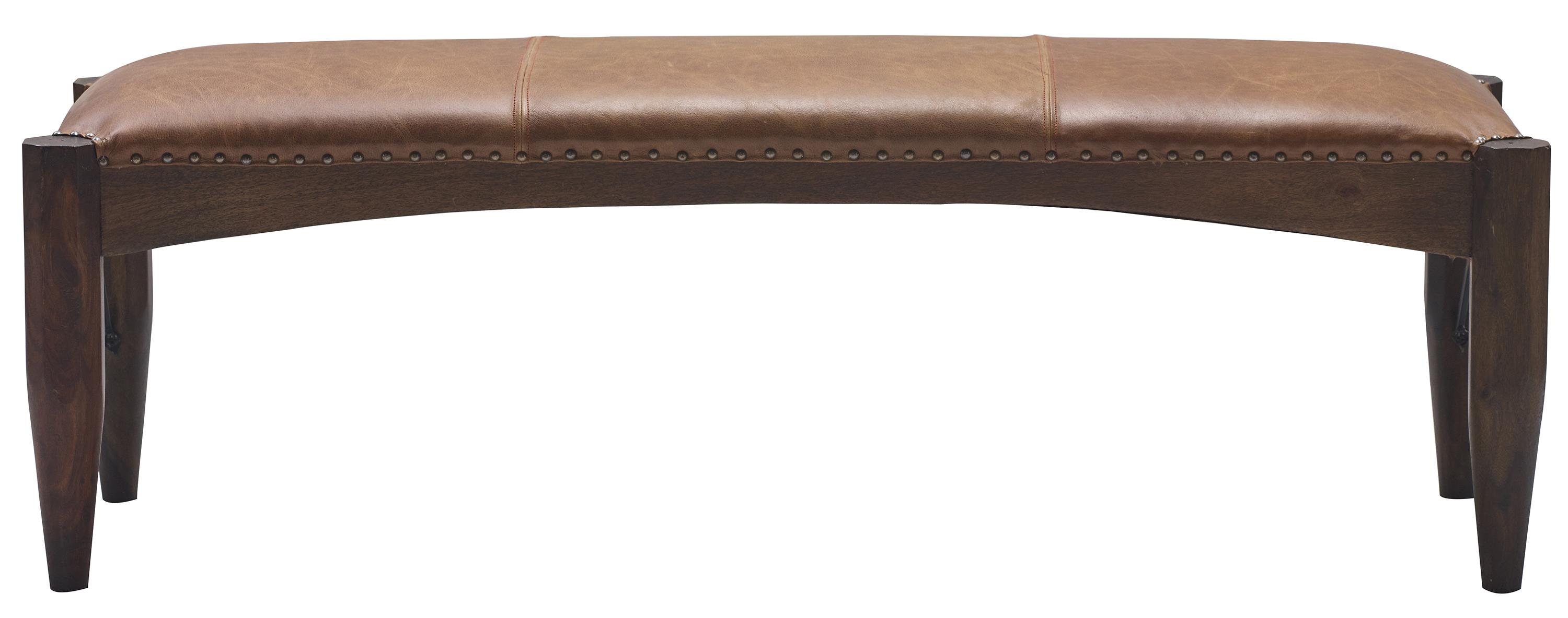 

    
Transitional Warm Walnut Solid Mango & Leather Bench JAIPUR HOME CAC-59001 Harger
