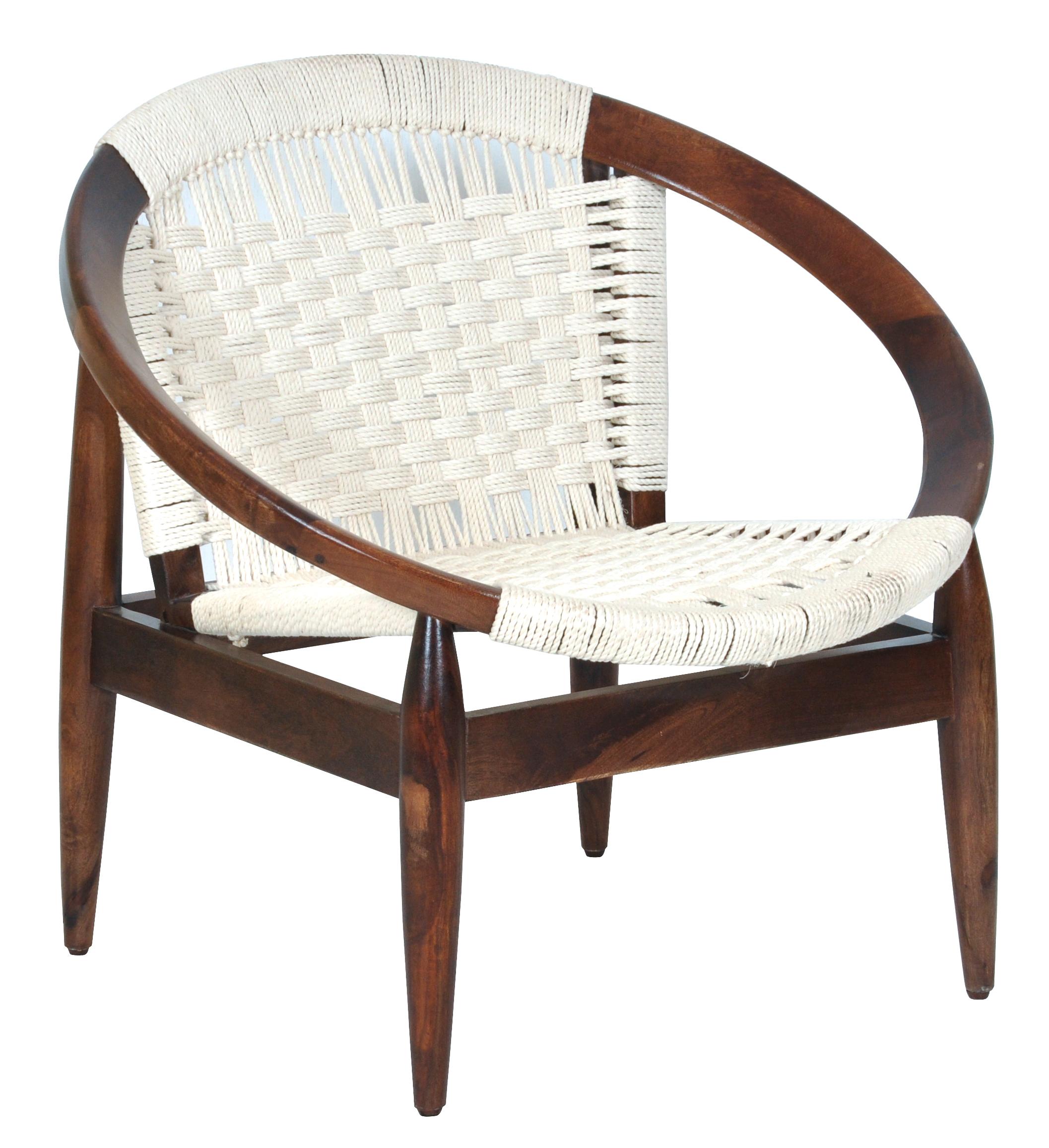 Transitional Chair CAC-51052 Peraza CAC-51052 in Walnut, White Polyester
