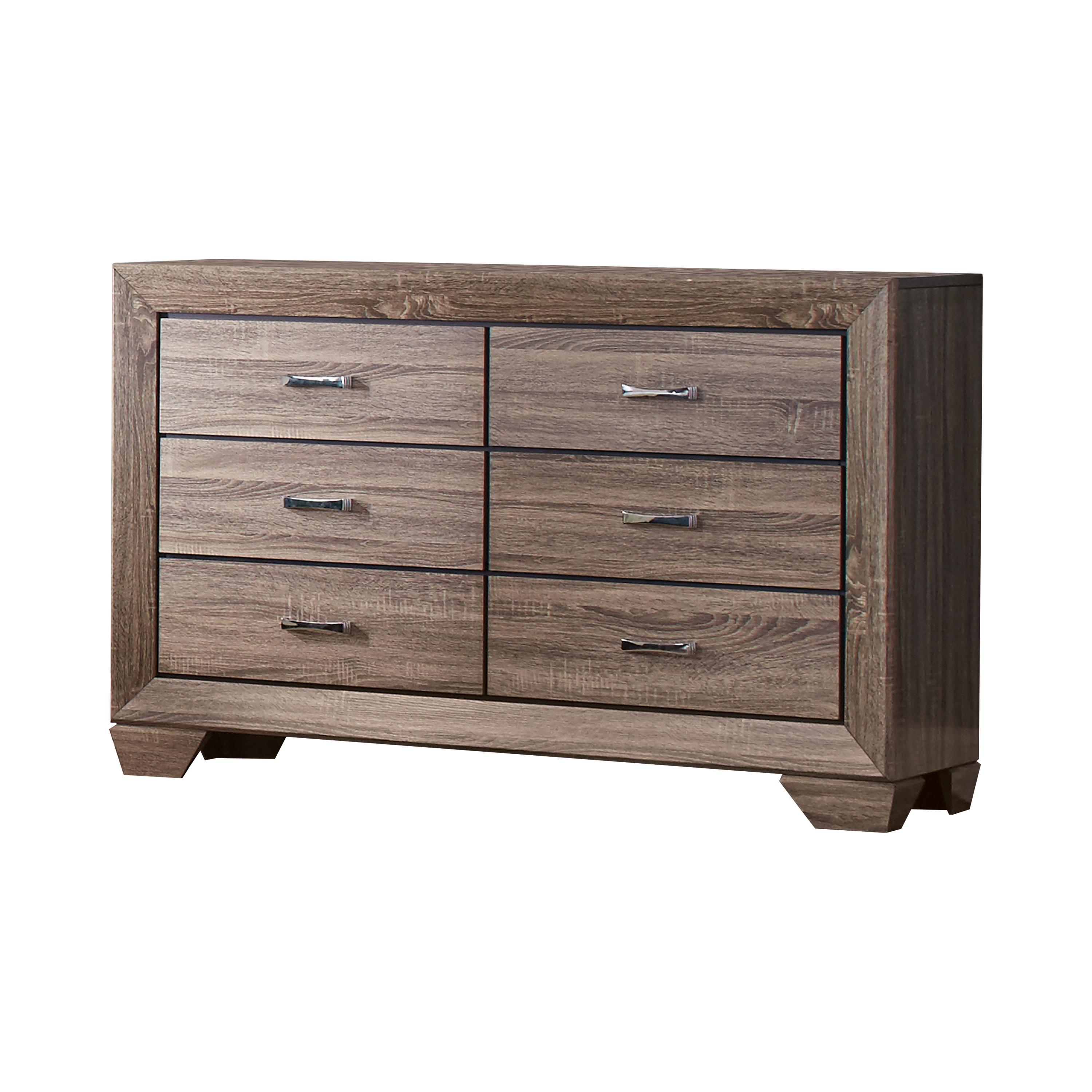 Transitional Dresser 204193 Kauffman 204193 in Taupe 