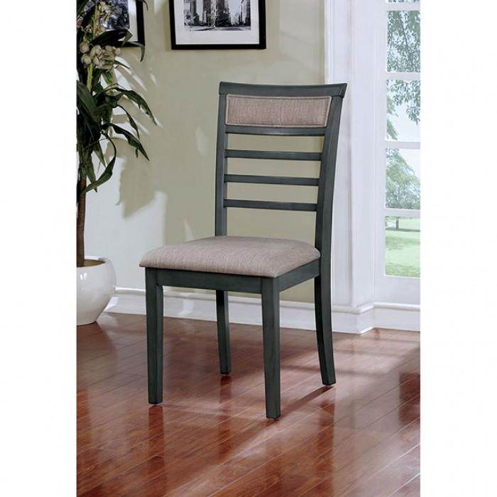 

    
Furniture of America CM3607T-5PK Taylah Dining Room Set Gray/Beige CM3607T-5PK
