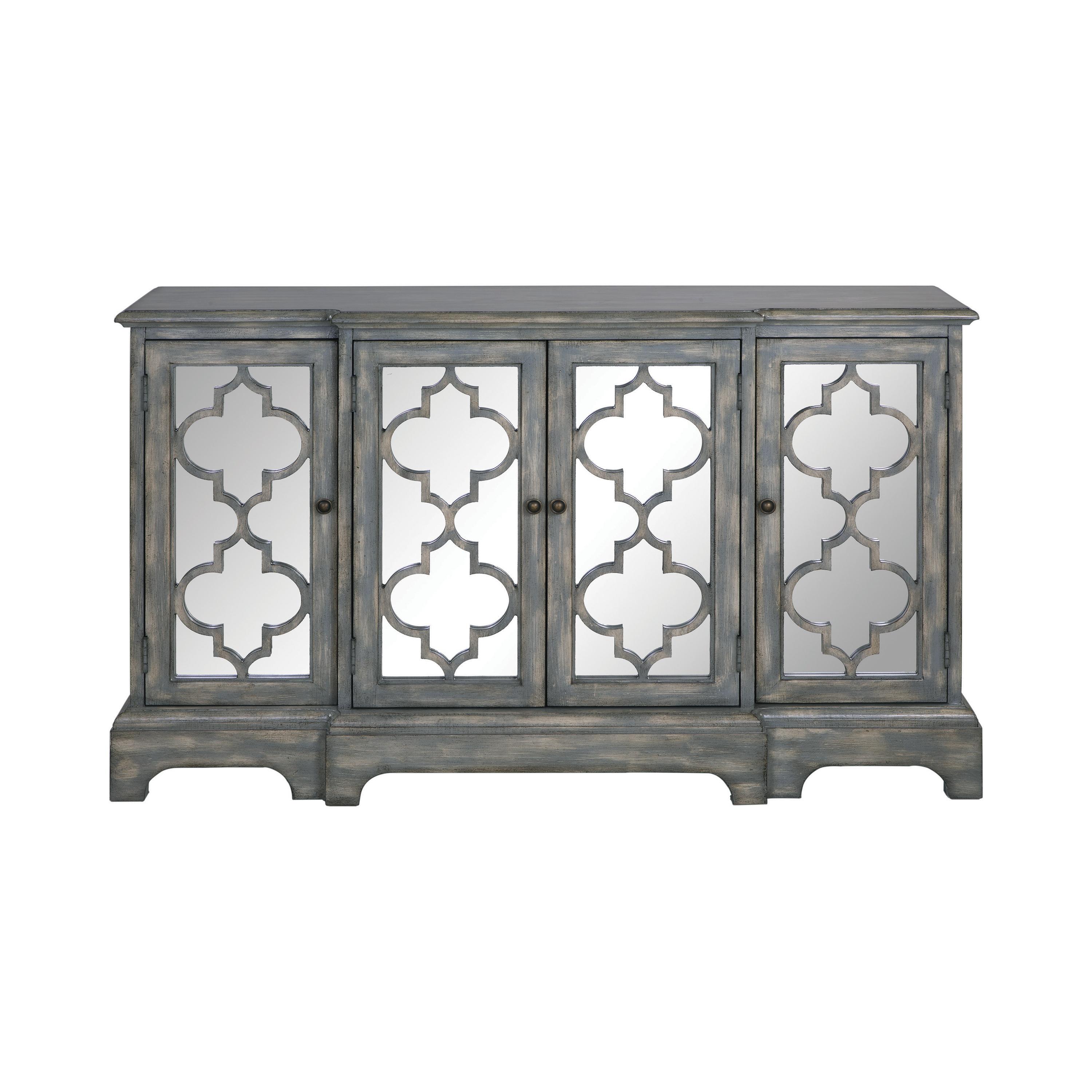 

    
Transitional Weathered Gray Finish Wood Accent Cabinet Coaster 950822
