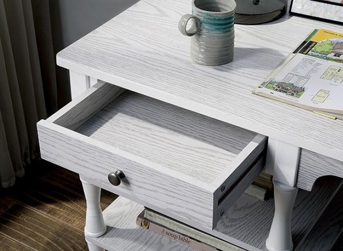 

    
Transitional White Metal Desk Furniture of America CM-DK927 Moers
