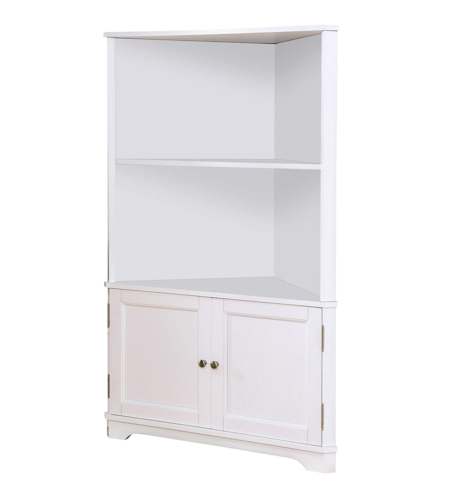 

    
Transitional White Solid Wood Bookshelf Furniture of America CM-AC807WH Cavan
