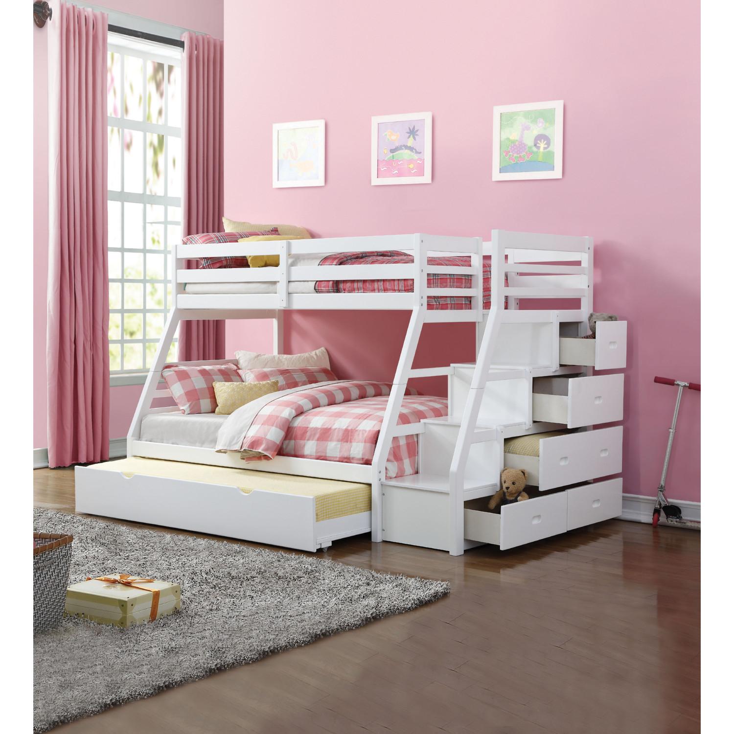 

                    
Acme Furniture Jason Twin/Full Bunk Bed White  Purchase 
