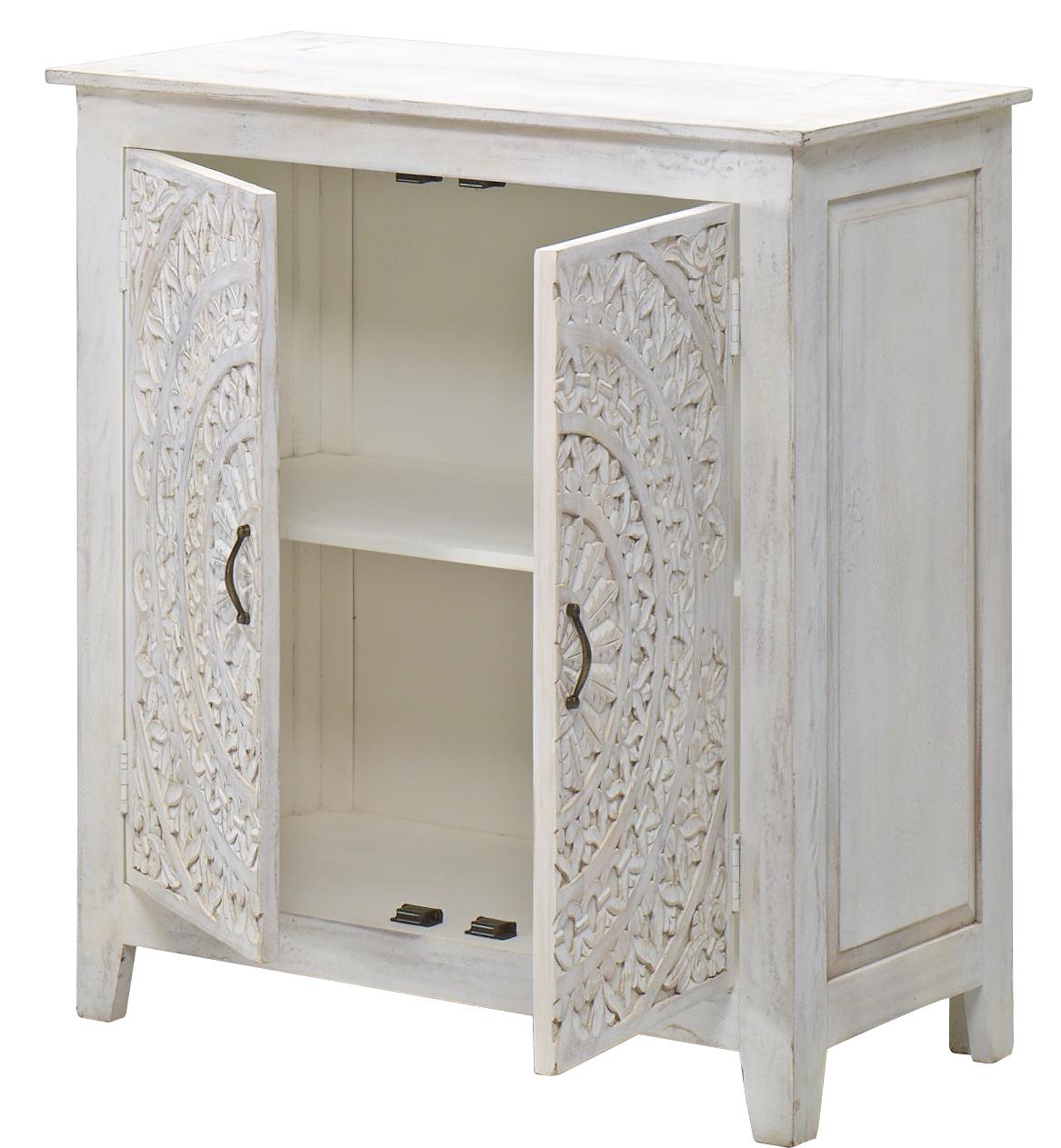 

    
JAIPUR HOME UCS-6631 Carved Lace Cabinet whitewash UCS-6631
