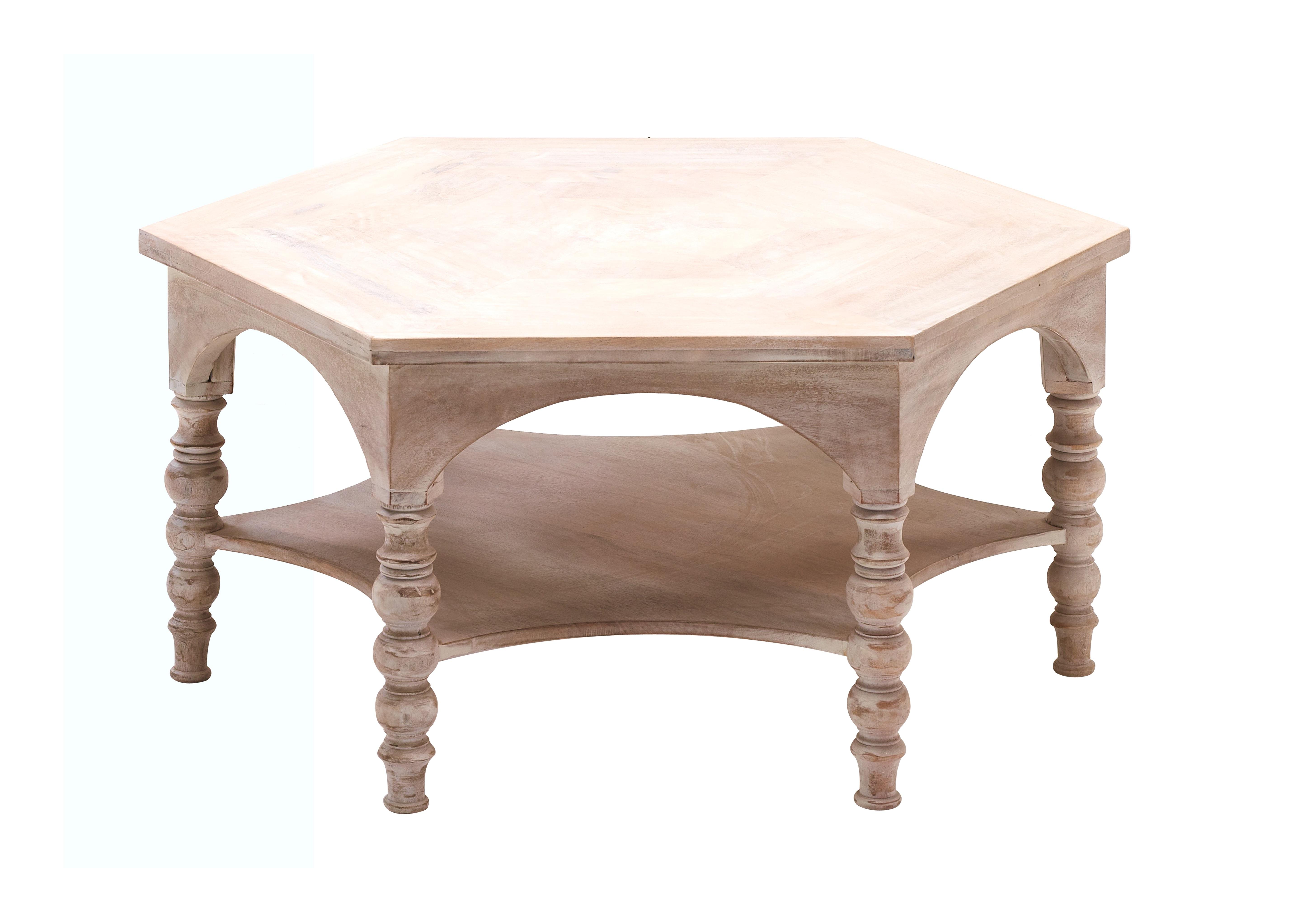 Traditional Coffee Table CCC-1502 Scarlatti CCC-1502 in whitewash 