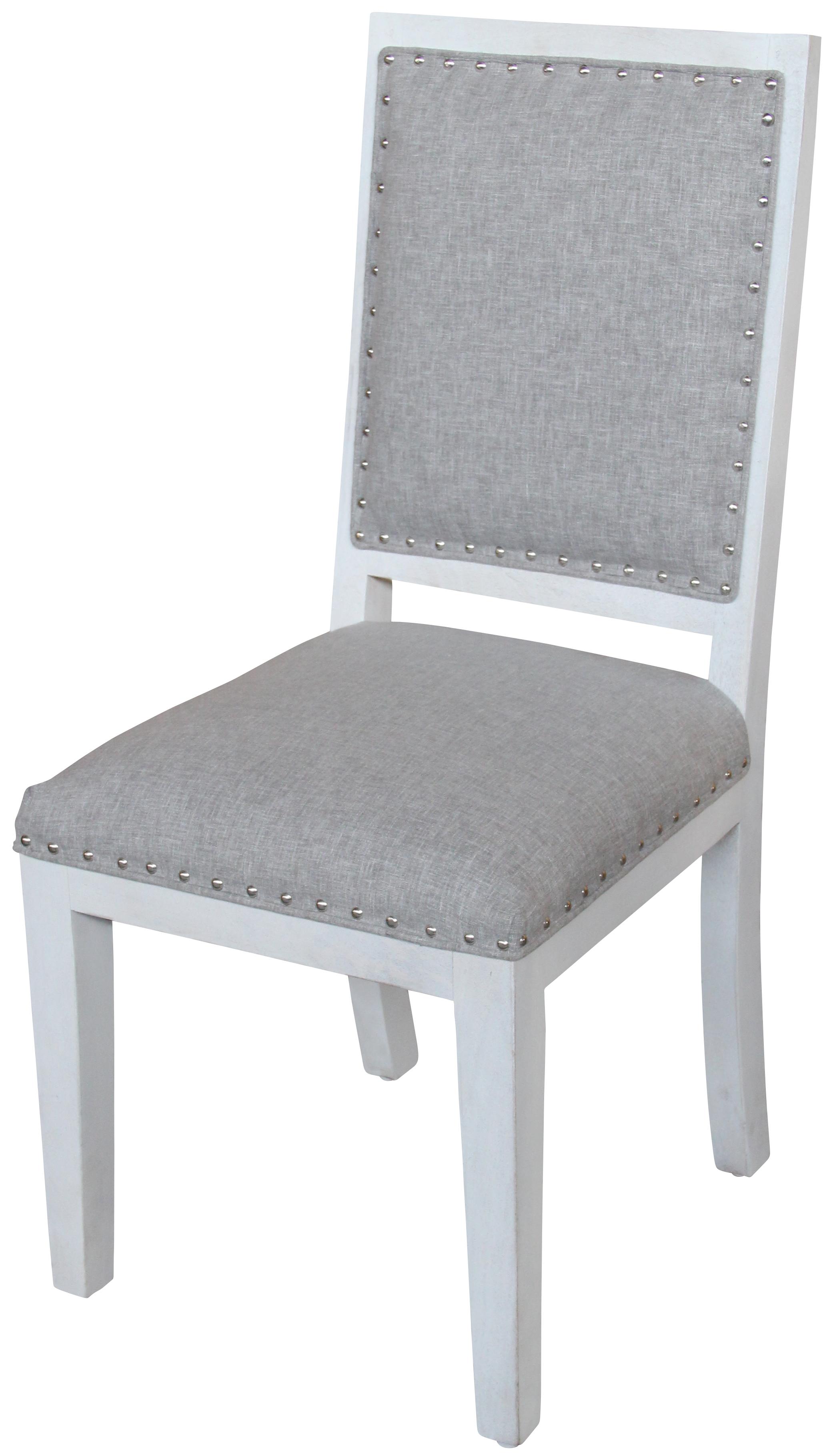 Transitional Side Chair Set SS-10176 Mendon SS-10176 in whitewash Cotton