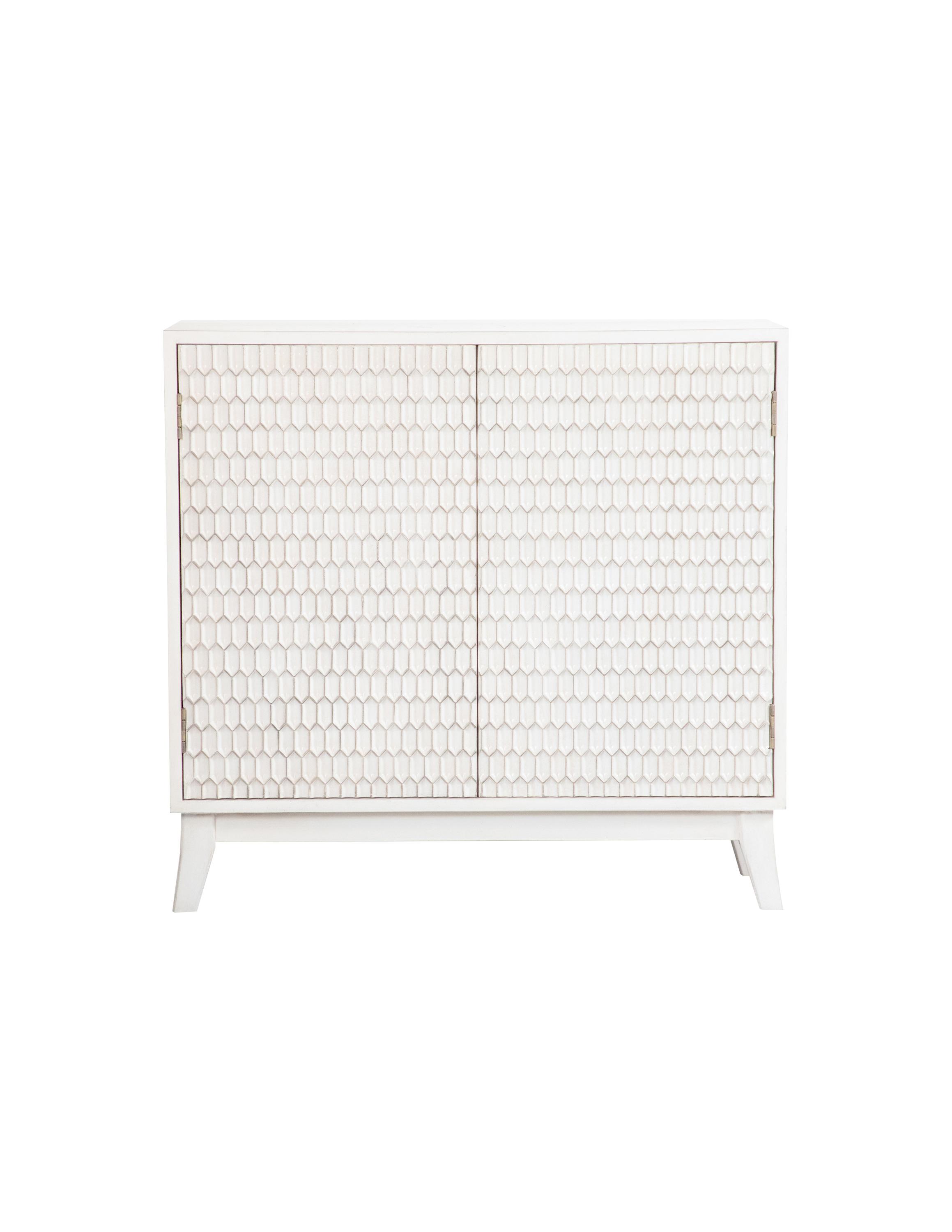 Transitional Accent Cabinet 953401 953401 in White 