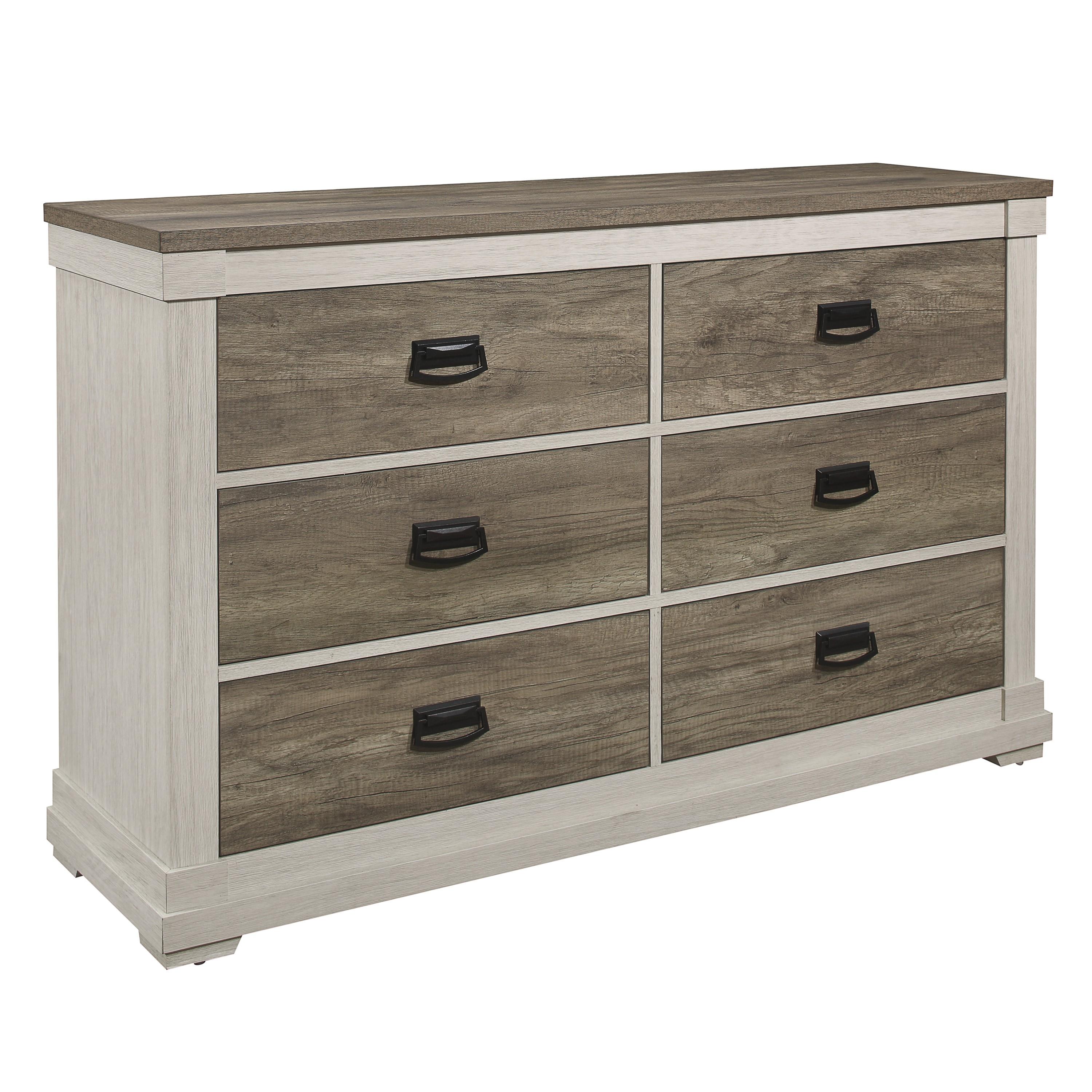 Transitional Dresser 1677-5 Arcadia 1677-5 in Gray 