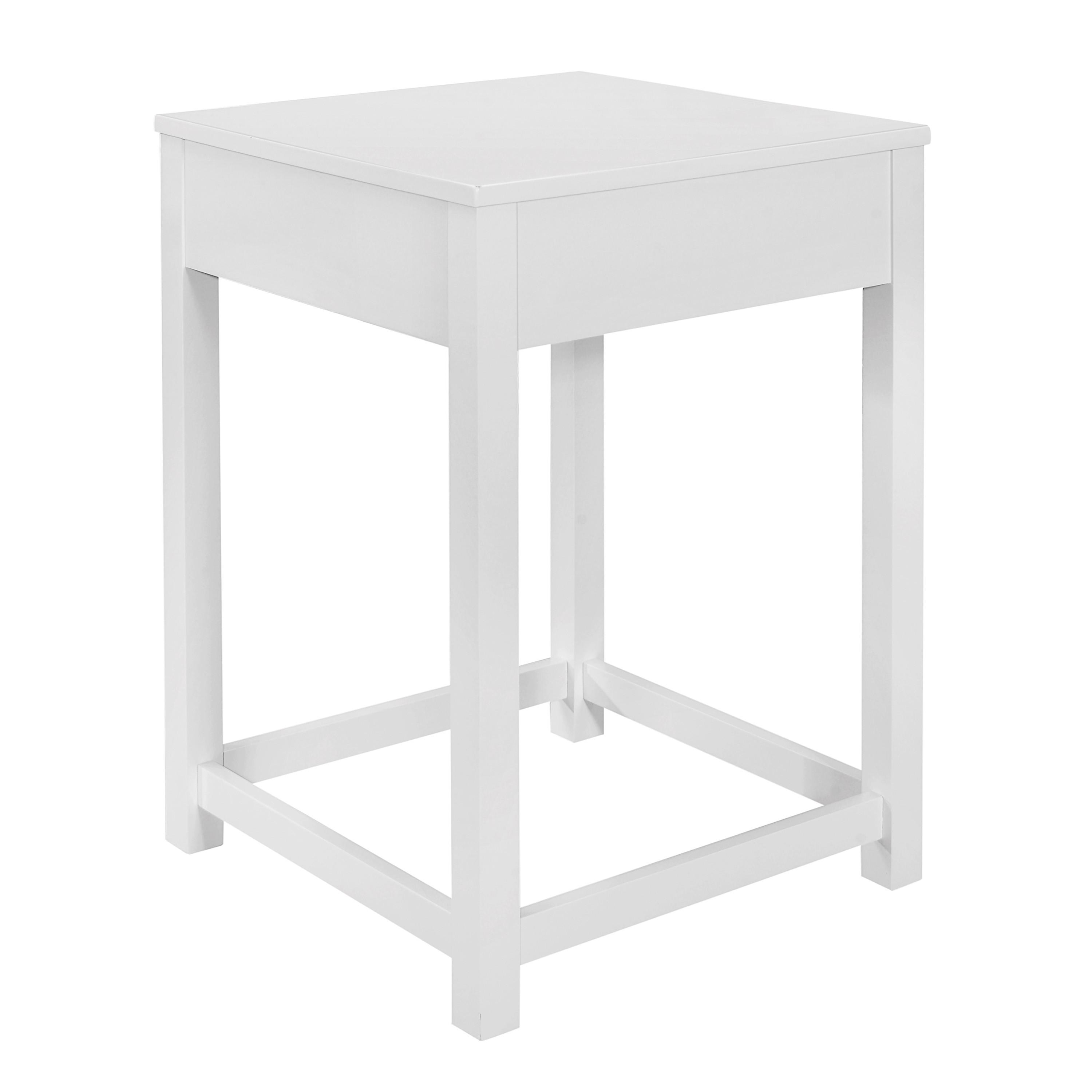 

    
 Order  Transitional White Wood 3-Piece Corner Desk Homelegance 4522WH*3 Blanche

