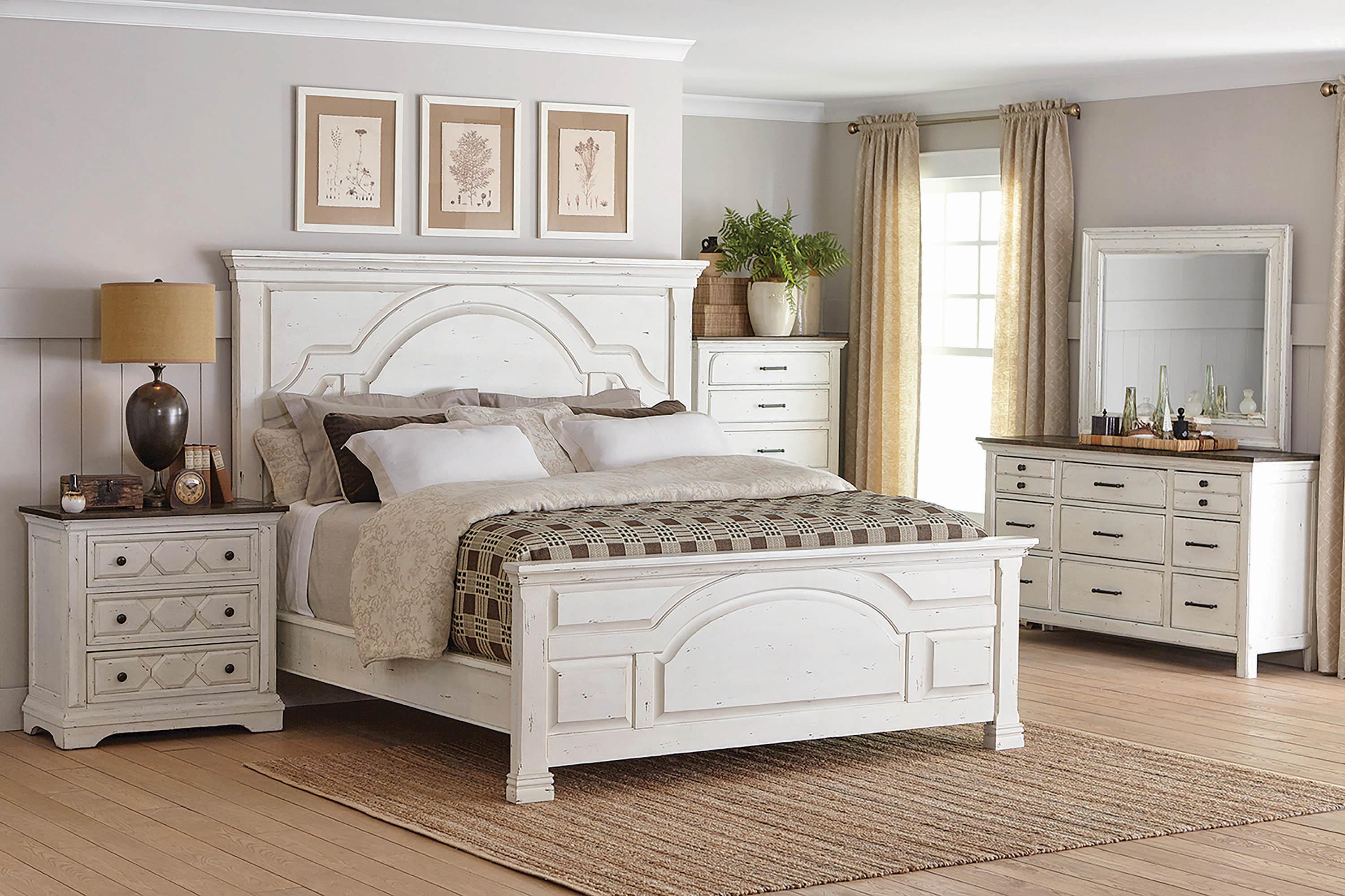 

        
021032422493Transitional White Wood C king bed Cleste by Coaster
