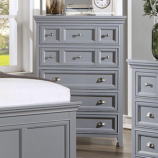 

    
Transitional Gray Wood Chest Furniture of America Castlile CM7413GY-C
