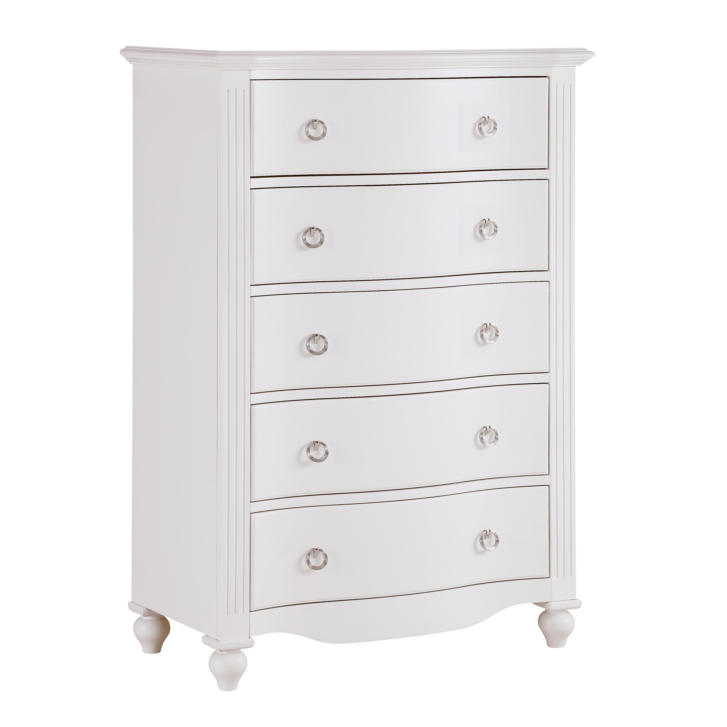 Transitional Chest 2058WH-9 Meghan 2058WH-9 in White 