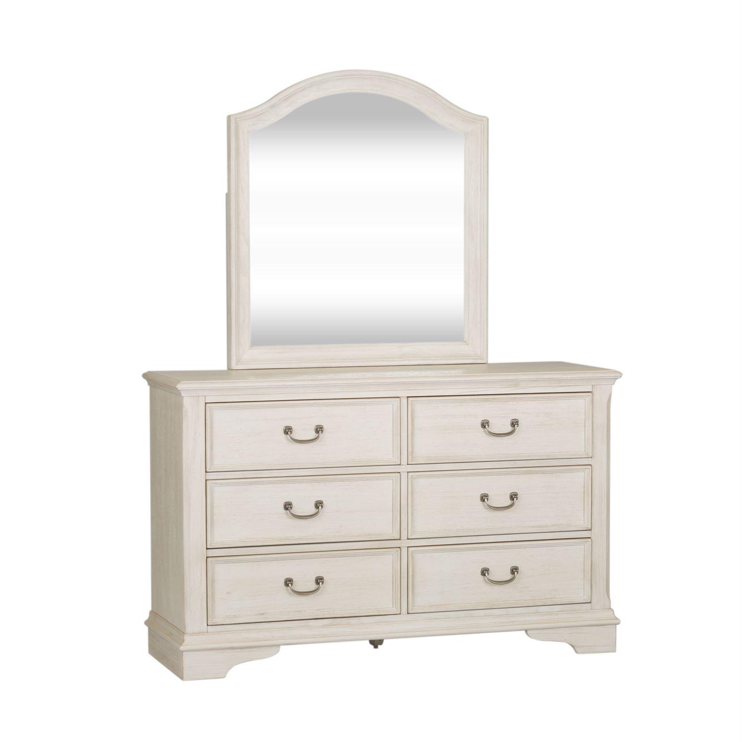 

    
Liberty Furniture Bayside  249-YBR-DM Dresser With Mirror White 249-YBR-DM

