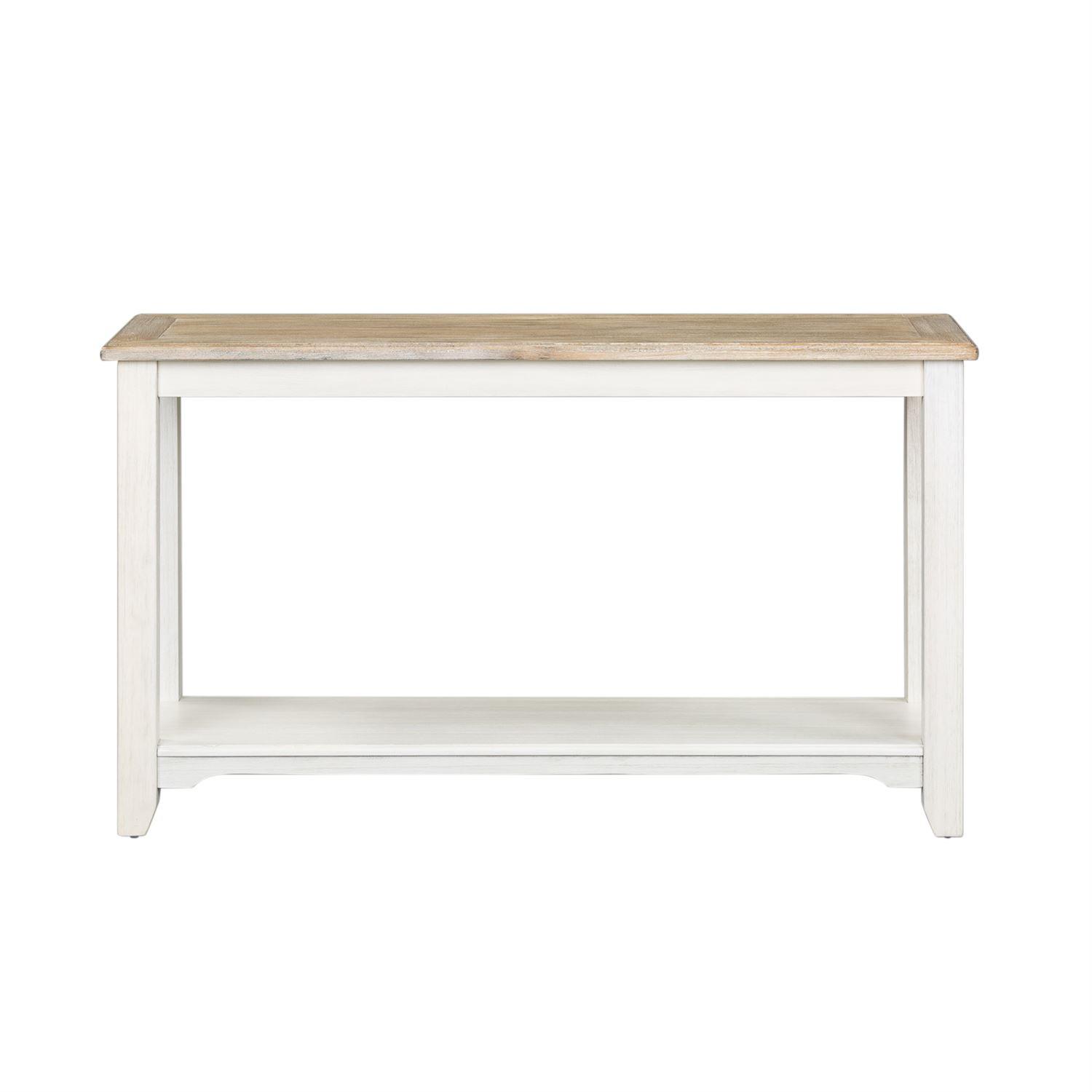 

    
Soft White Wash Finish Wood Console Table Summerville (171-OT) Liberty Furniture
