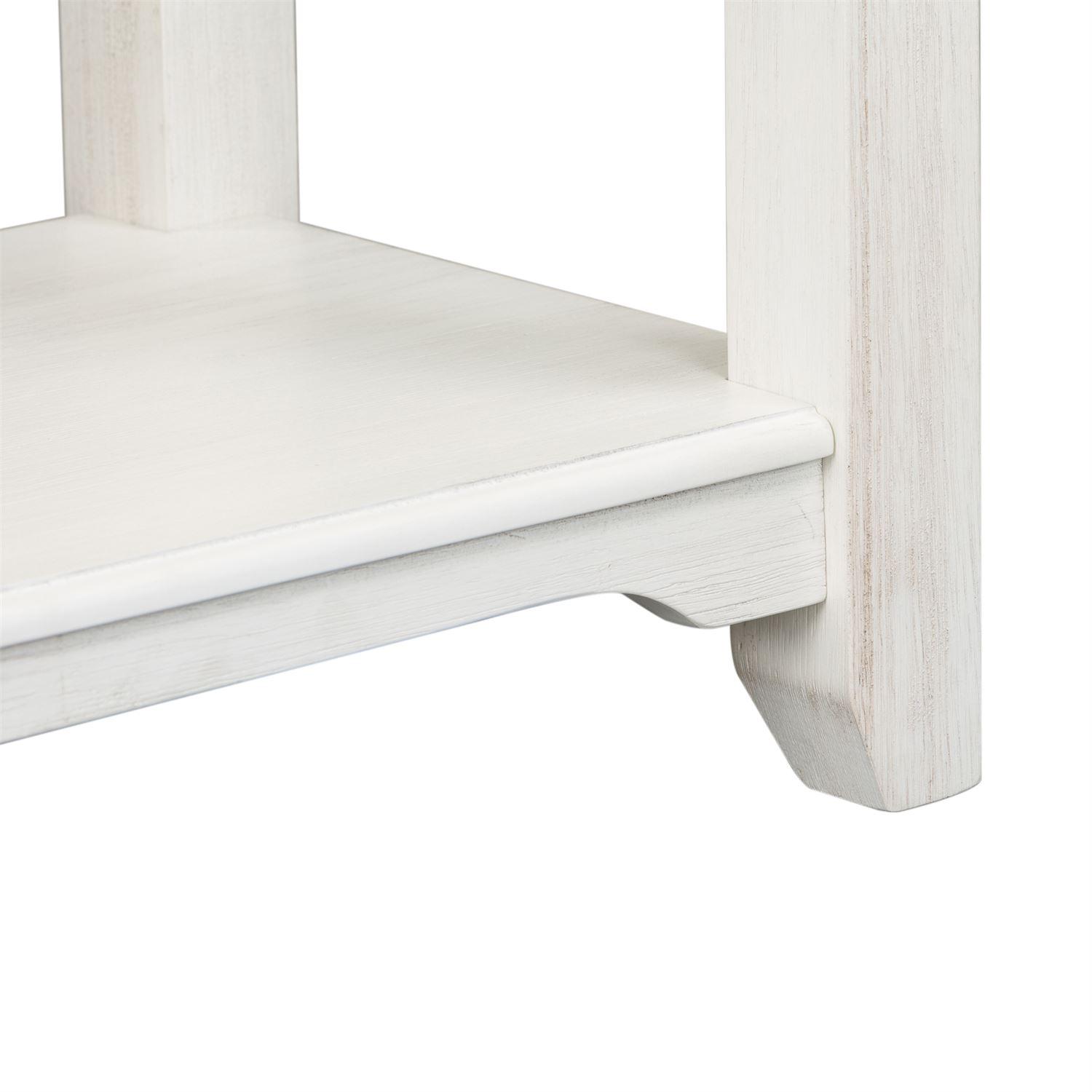 

    
171-OT1030 Soft White Wash Finish Wood Console Table Summerville (171-OT) Liberty Furniture
