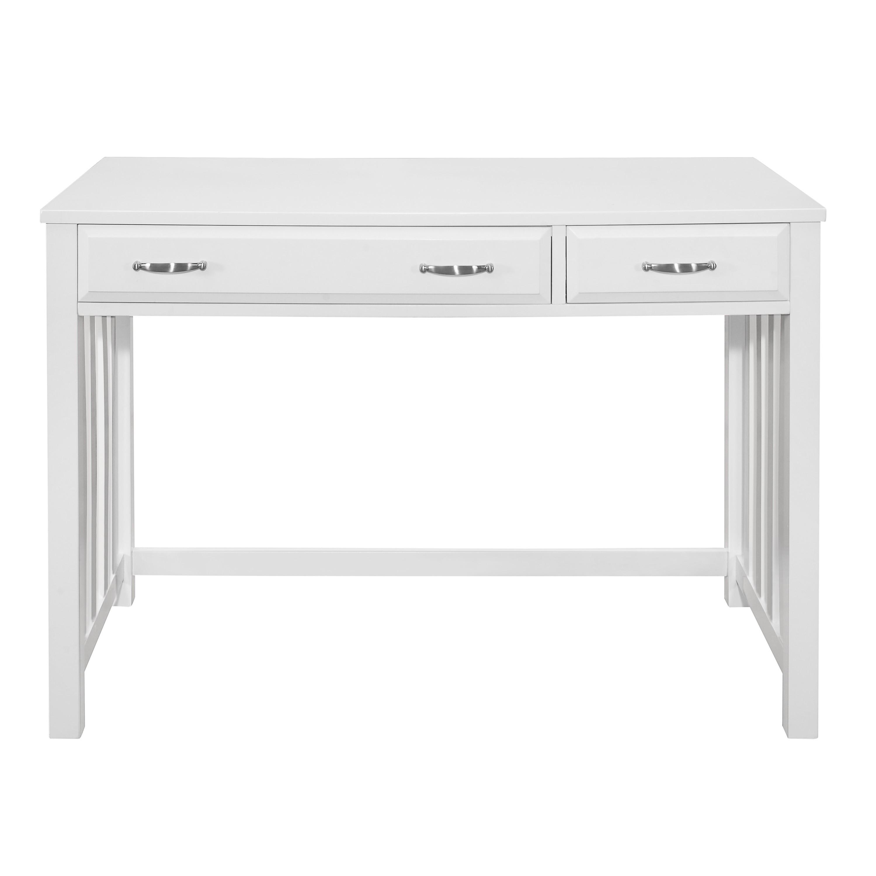 Transitional Desk 4522WH-15 Blanche 4522WH-15 in White 