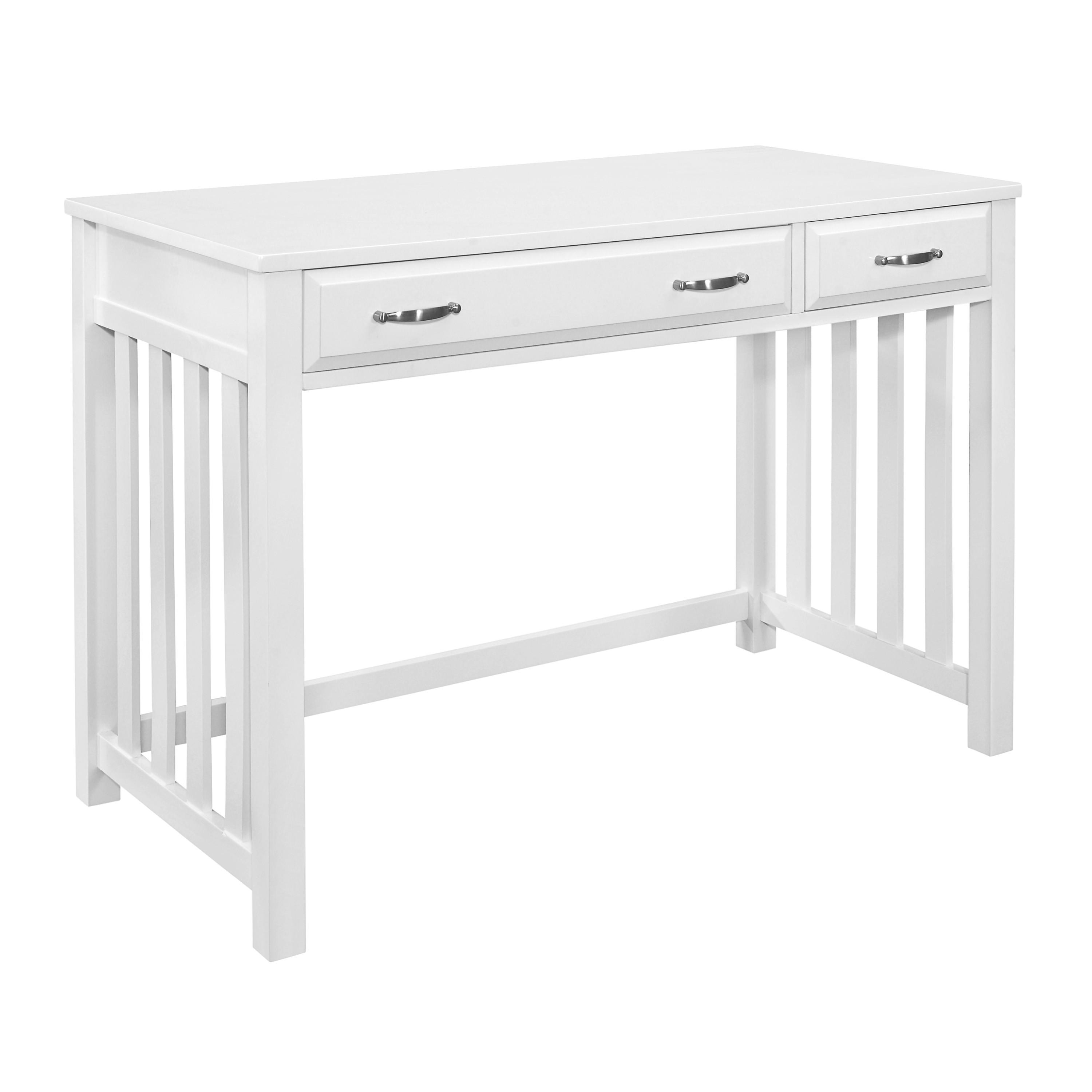 

    
Transitional White Wood Desk Homelegance 4522WH-15 Blanche
