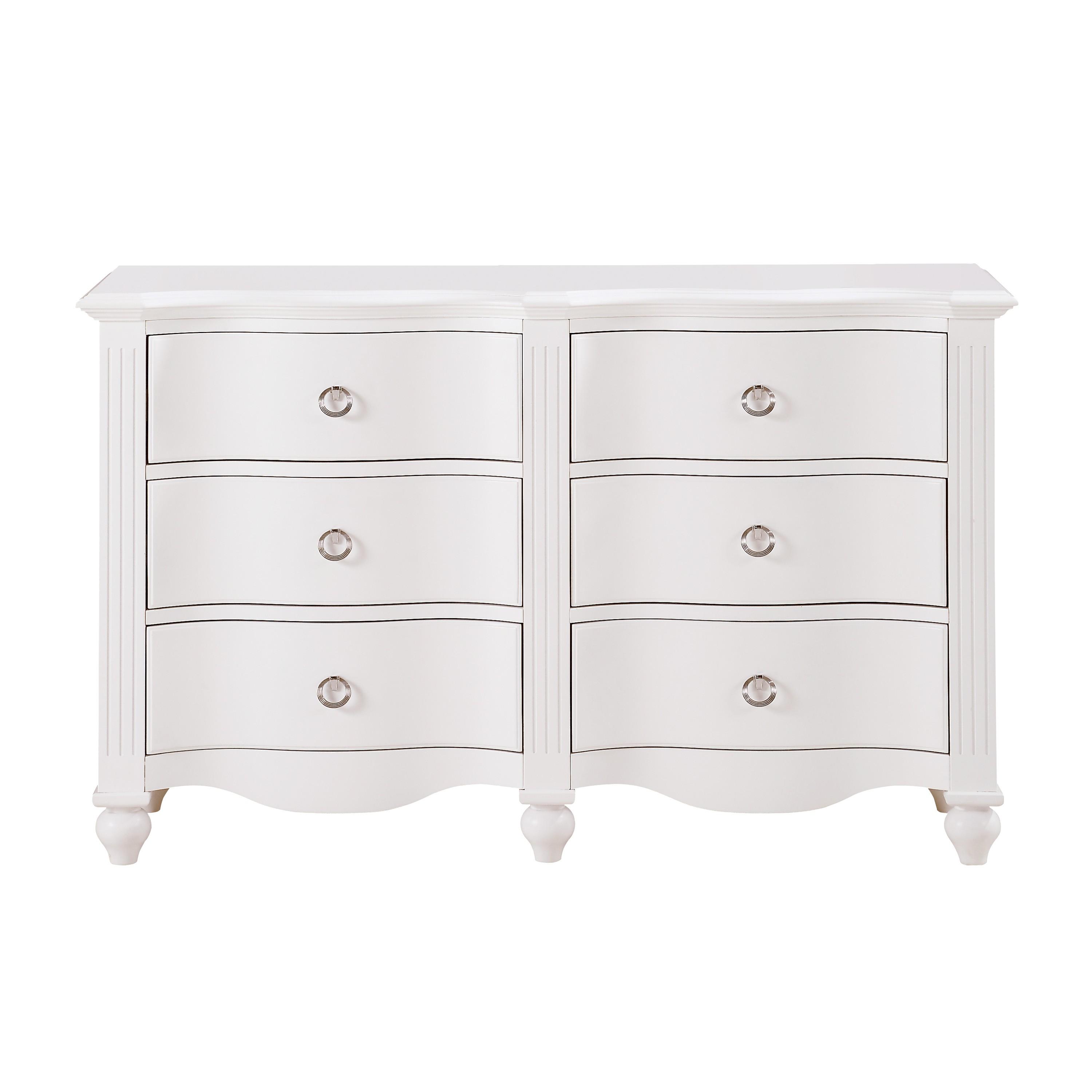 

                    
Homelegance 2058WH-5-2PC Meghan Dresser w/Mirror White  Purchase 
