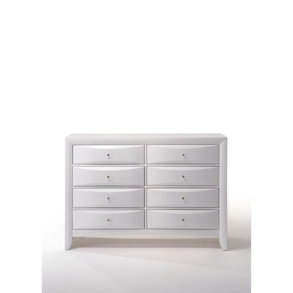 

                    
Buy Transitional White Wood Eastern King 5PCS Bedroom Set  w/ Storage by Acme Ireland 21696EK-5pcs
