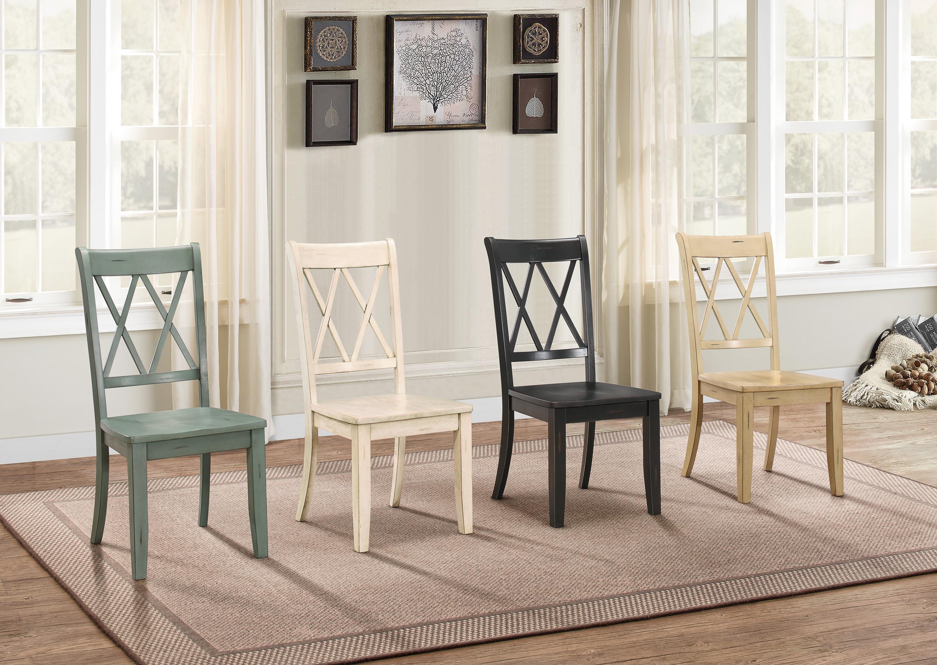 

    
Homelegance 5516WTS Janina Side Chair Set White 5516WTS
