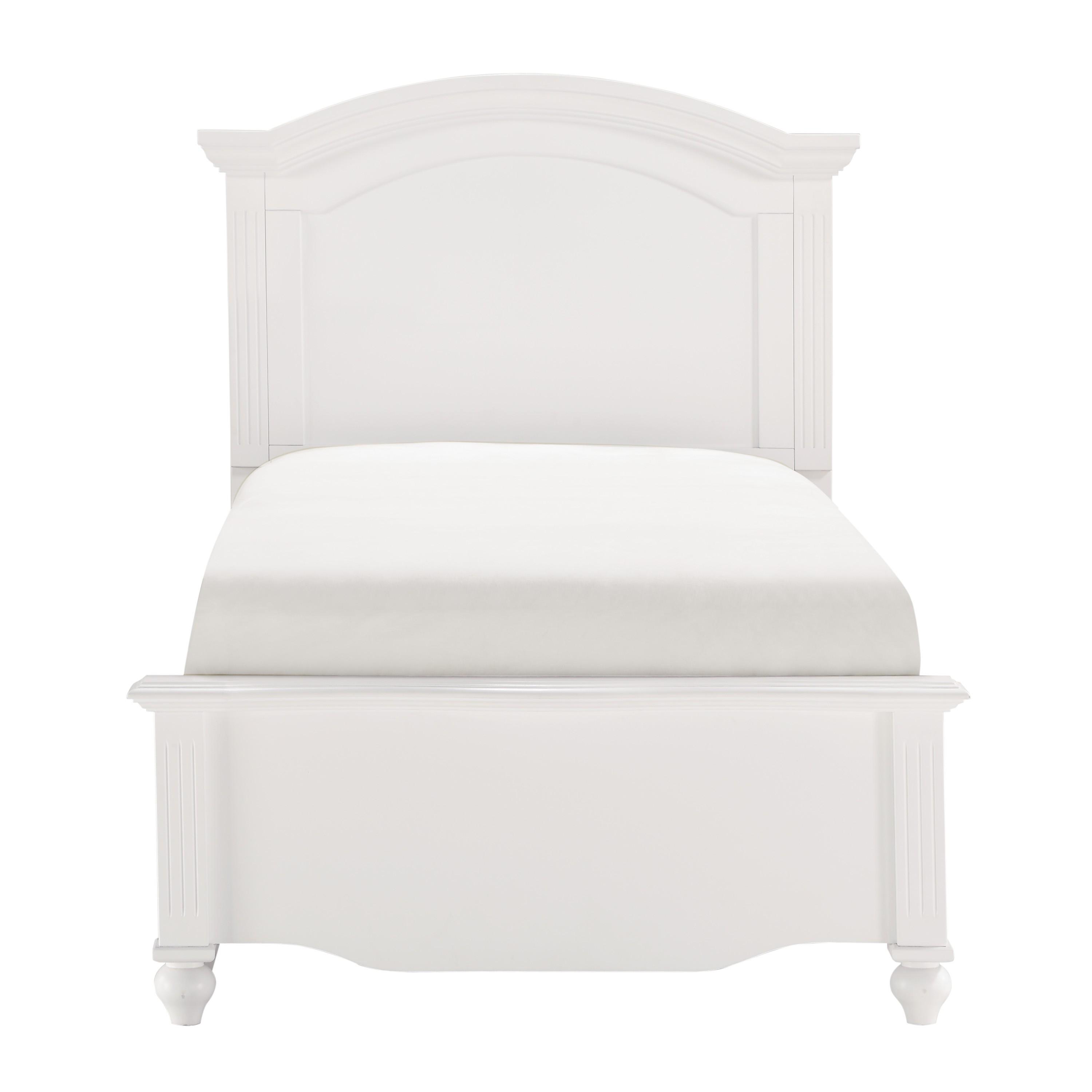 

    
Transitional White Wood Twin Bed Homelegance 2058WHT-1* Meghan
