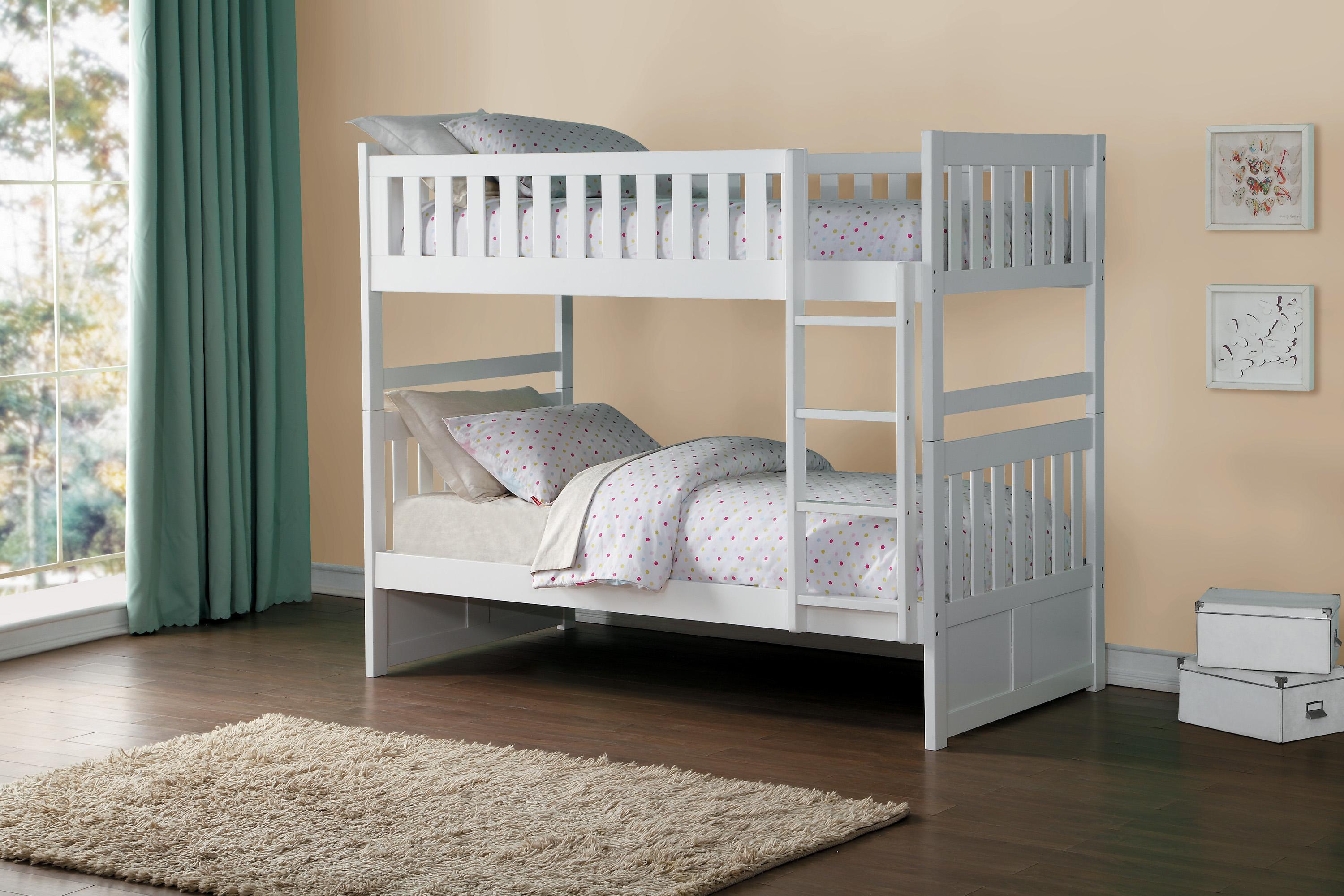 

                    
Homelegance B2053W-1* Galen Twin/Twin Bunk Bed White  Purchase 
