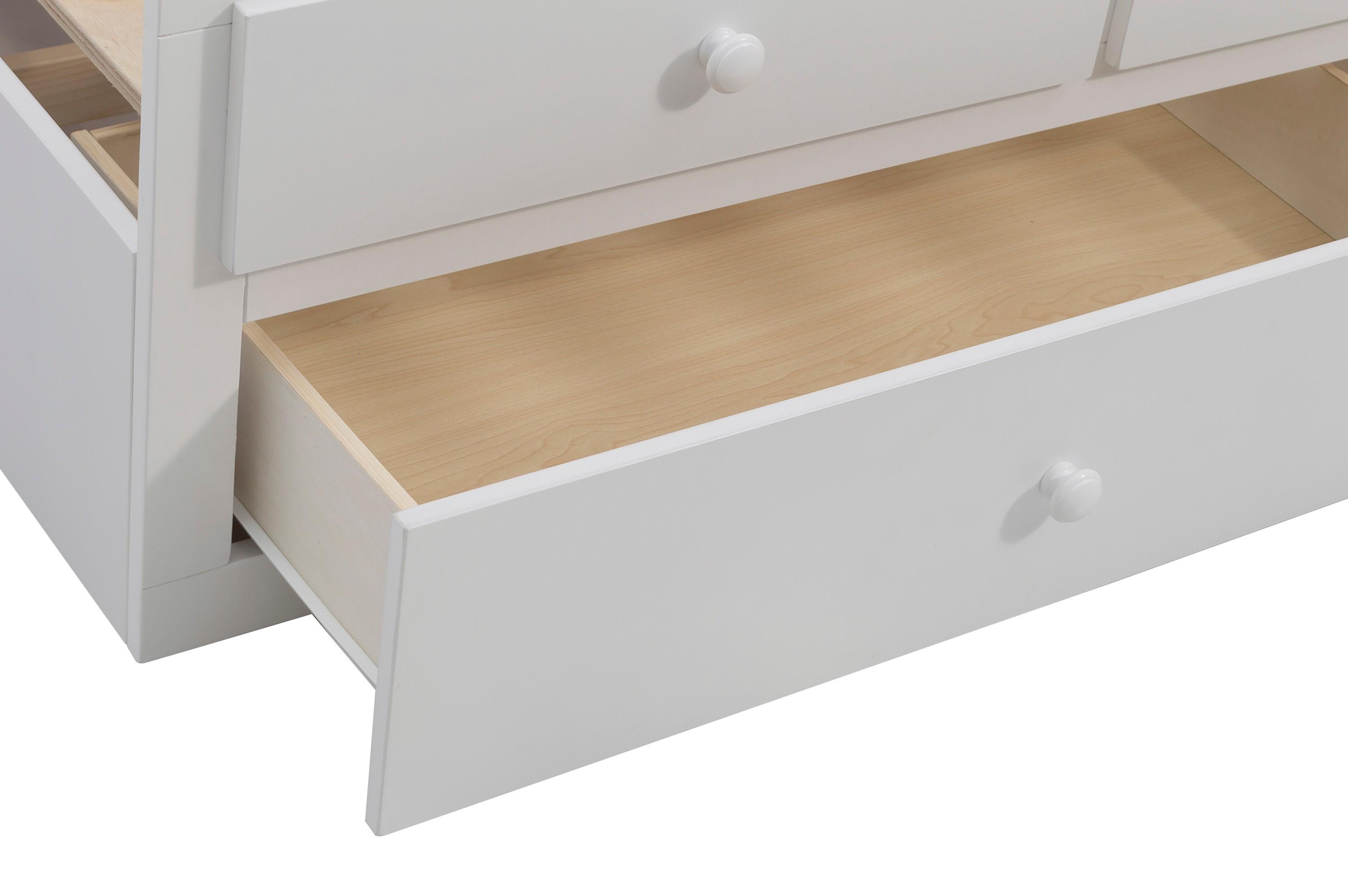 

                    
Buy Transitional White Wood Twin/Twin Trundle Bed w/Storage Drawers Homelegance B2053PRW-1* Galen
