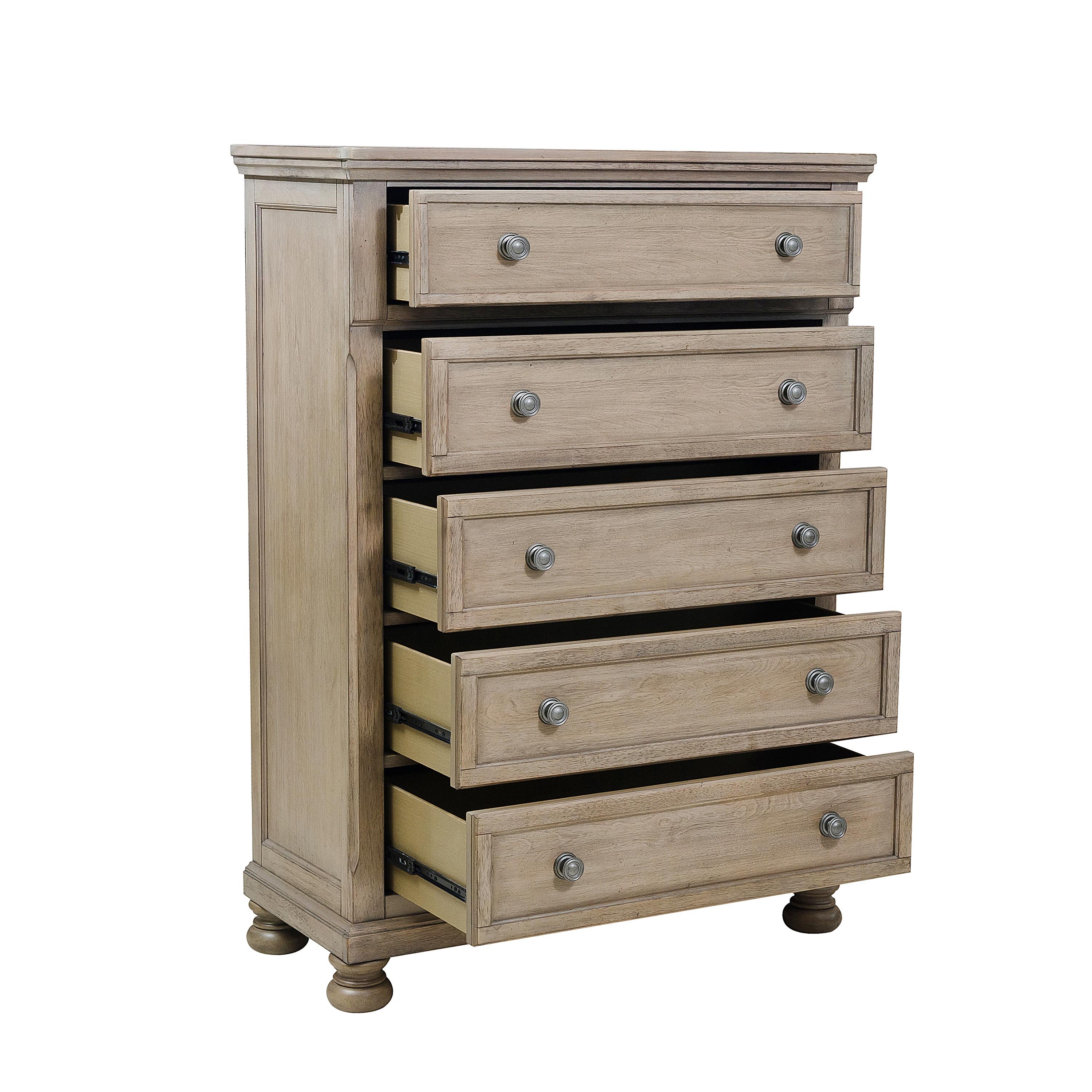 

    
Transitional Wire Brushed Gray Wood Chest Homelegance 2259GY-9 Bethel
