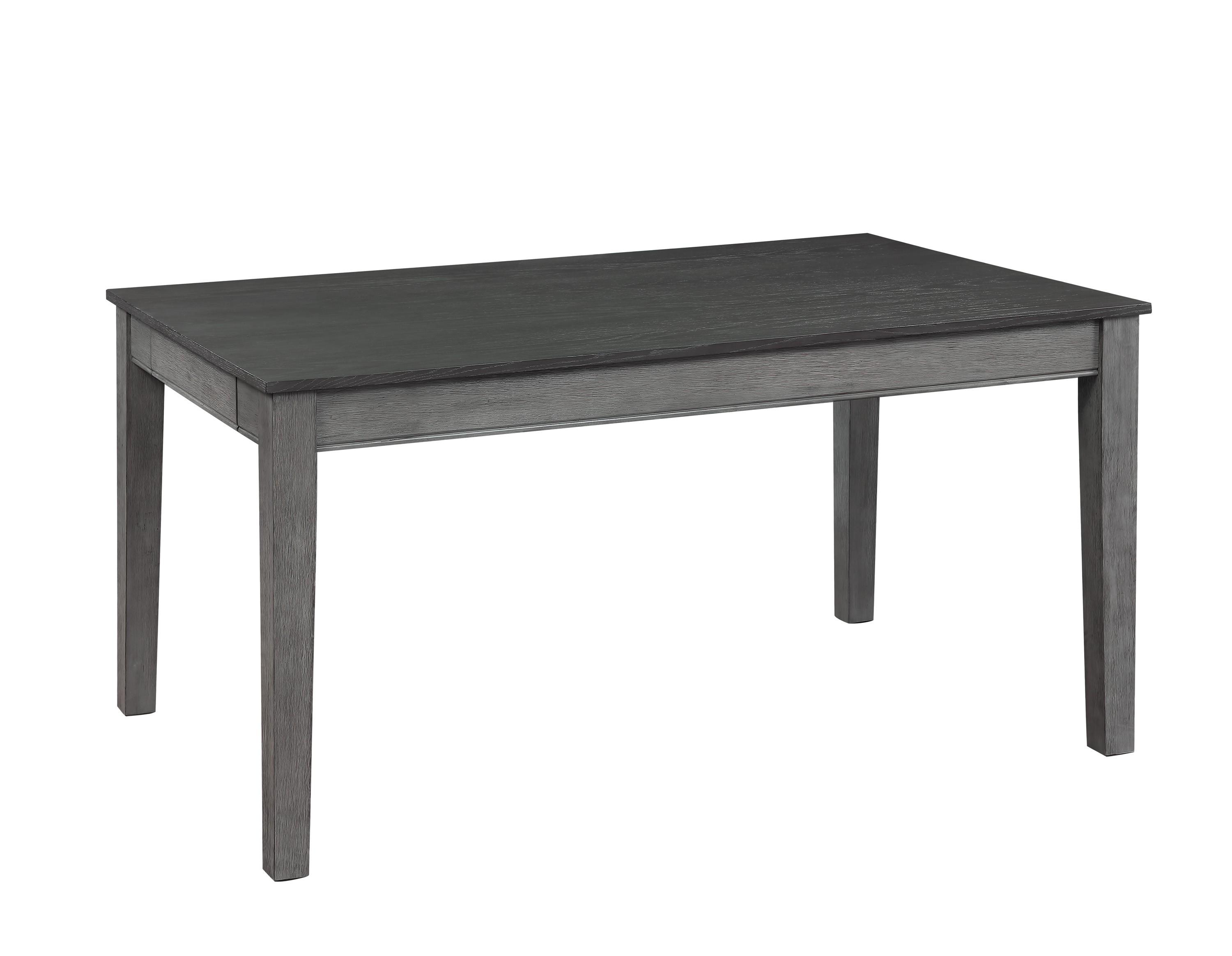 

    
Transitional Wire Brushed Gray Wood Dining Table Homelegance 5706GY-60 Armhurst
