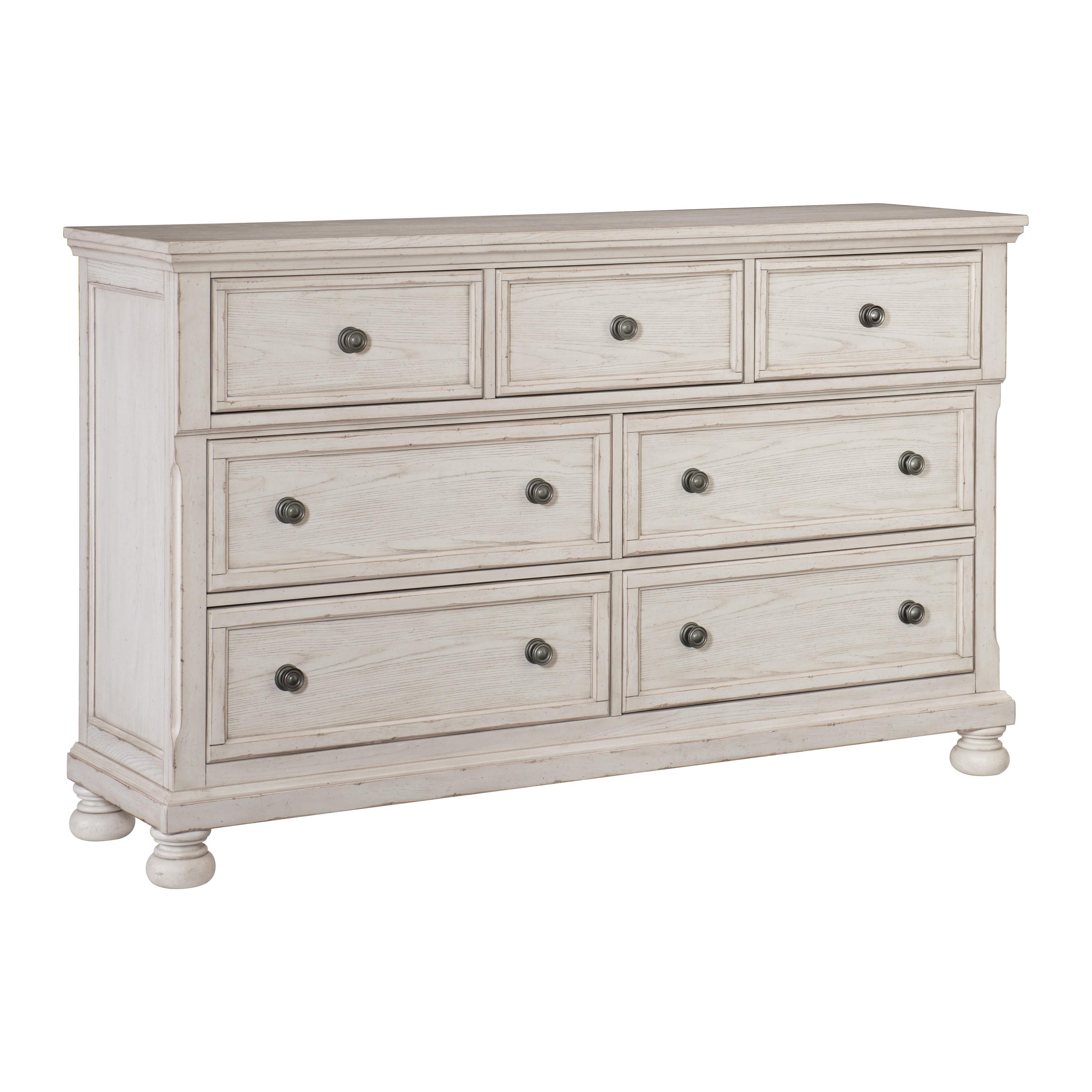 

    
Transitional Wire Brushed White Wood Dresser w/Mirror Homelegance 2259W-5*6 Bethel
