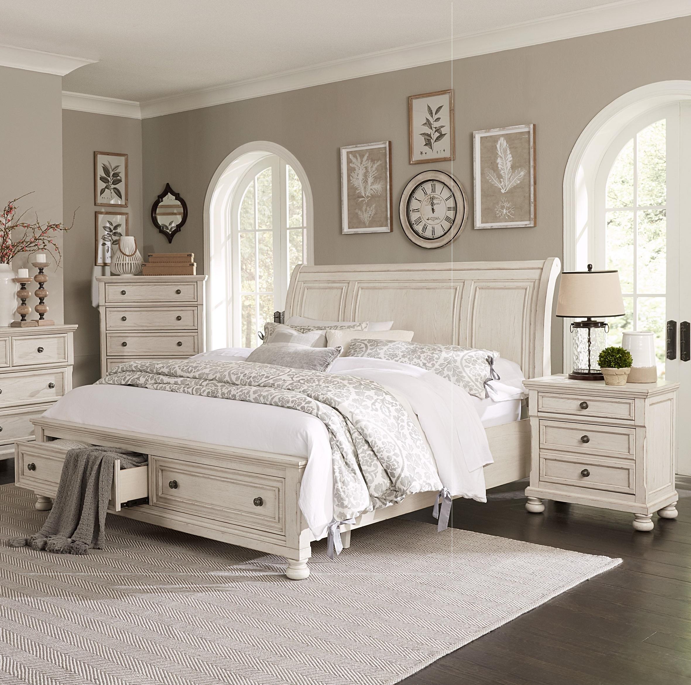 

    
Transitional Wire Brushed White Wood Queen Bedroom Set 3pcs Homelegance 2259W-1* Bethel
