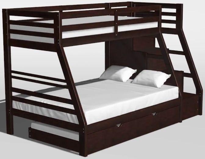 

        
Furniture of America ELLINGTON CM-BK611EX Bunk Bed Brown  00847289052487
