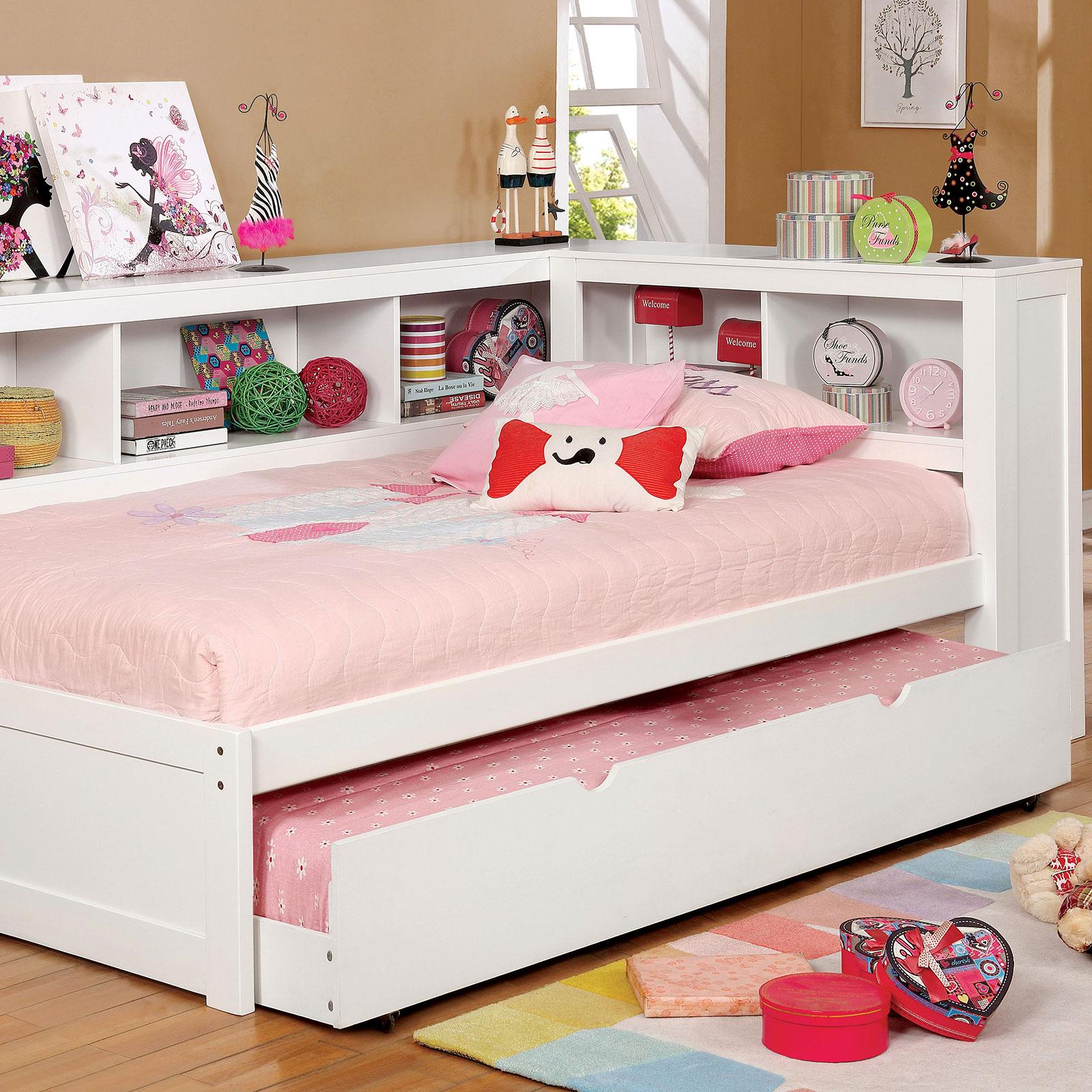 

    
Transitional Wood Twin Daybed in White Frankie by Furniture of America
