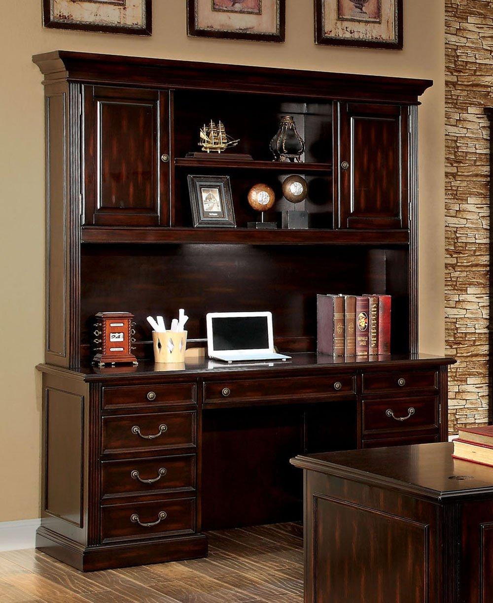 

    
Transitional Wood Desk hutch in Brown Coolidge by Furniture of America
