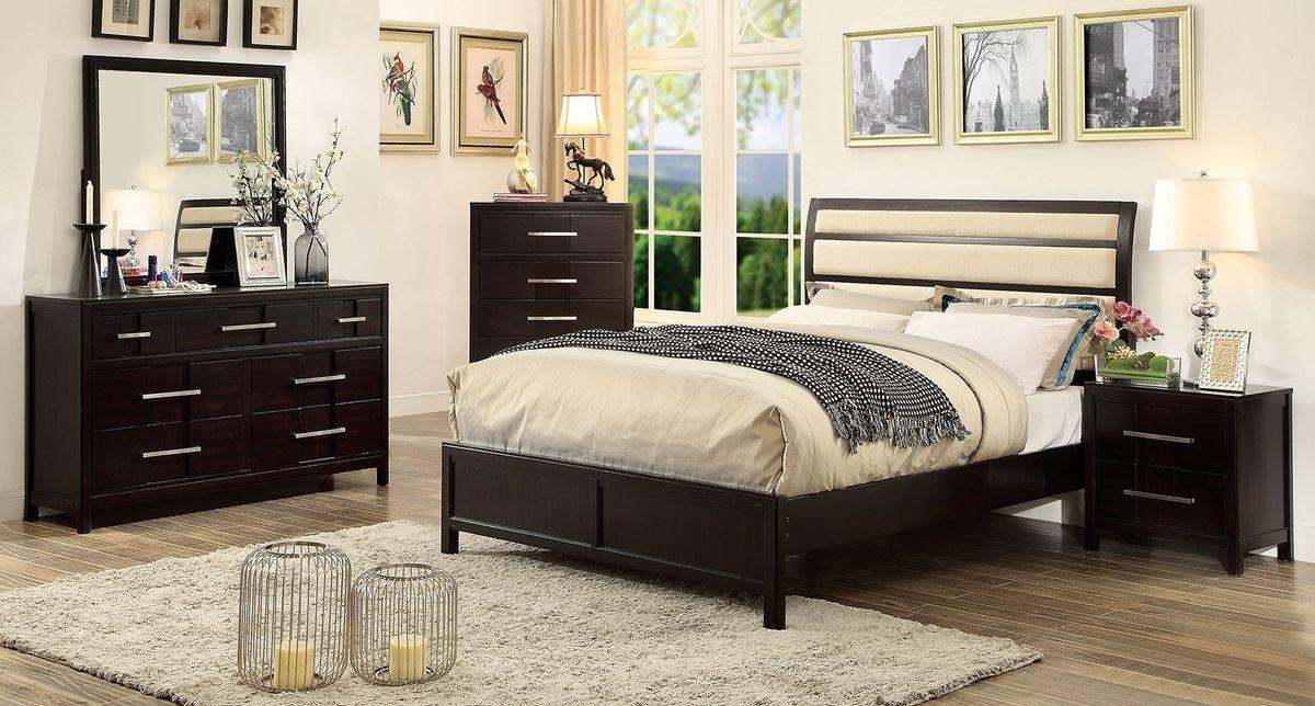 

    
CM7580EX-EK-BED Furniture of America Platform Bed
