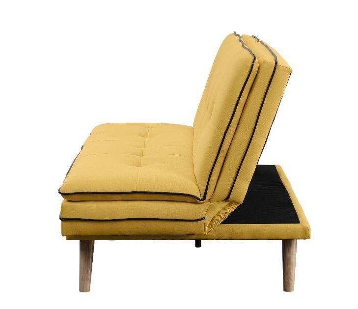 

    
Acme Furniture Savilla Futon sofa Yellow 57160
