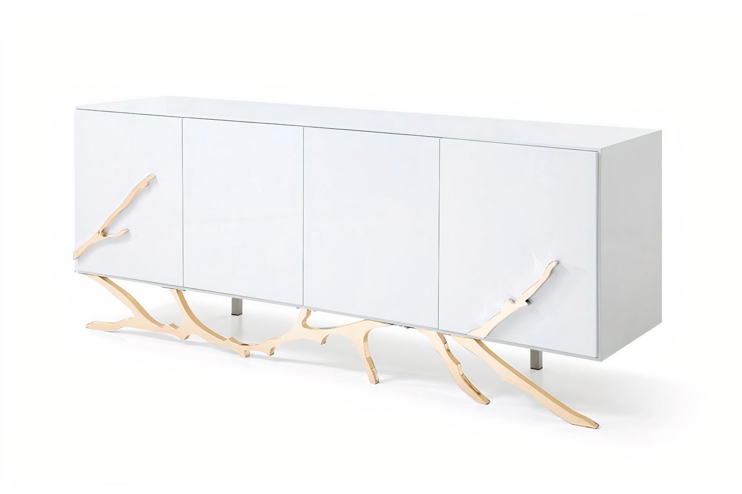 

    
Tree Branch White & Gold Dining Buffet by VIG Modrest Legend

