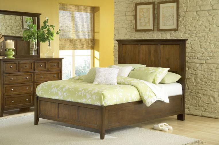 

    
Truffle Finish Shaker Style Full Panel Bed PARAGON by Modus Furniture
