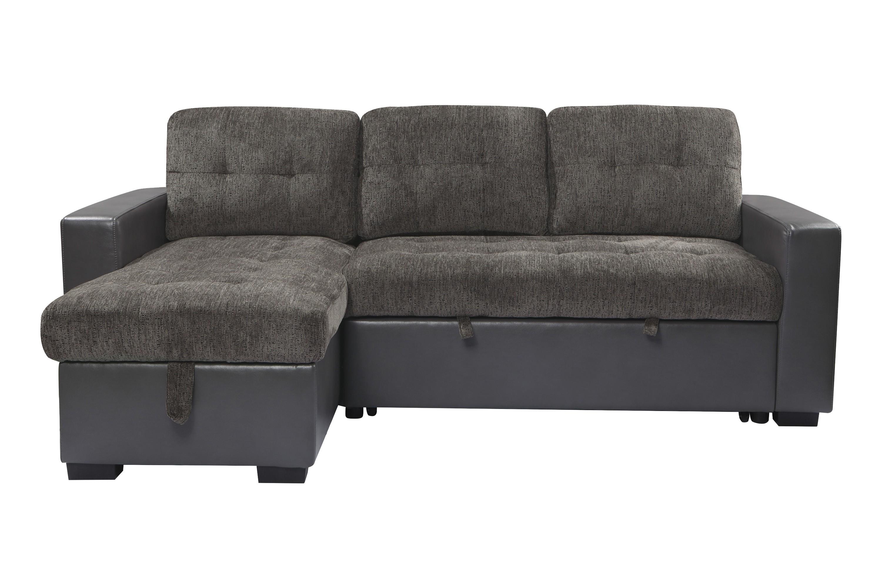 Traditional Sectional 9540GY*SC Swallowtail 9540GY*SC in Gray Chenille